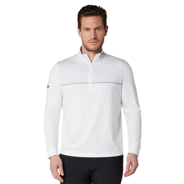 Callaway Golf Printed Block 1/4 Zip Pullover