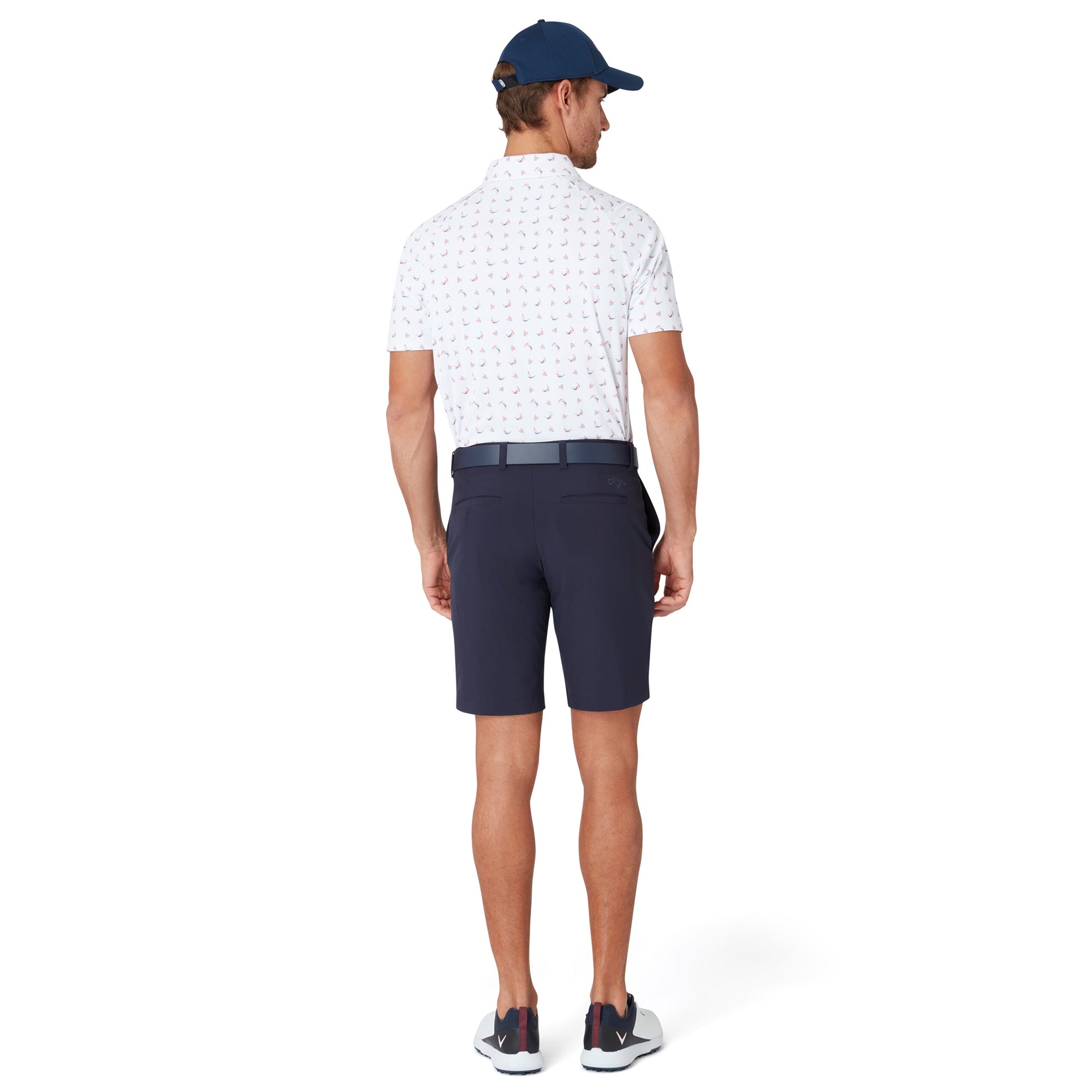 Callaway Golf Swing Chev Polo Shirt Bright White 100