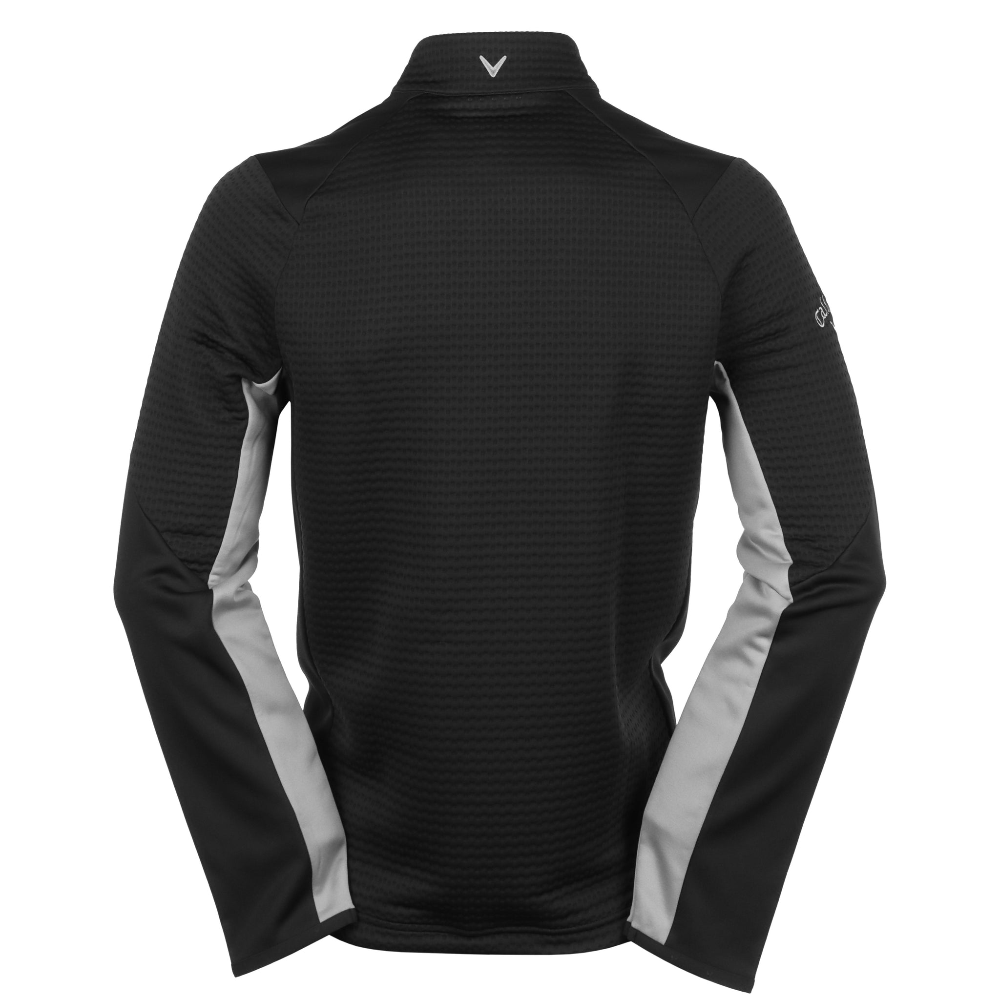 Callaway Golf Textured 1/4 Zip Caviar 002