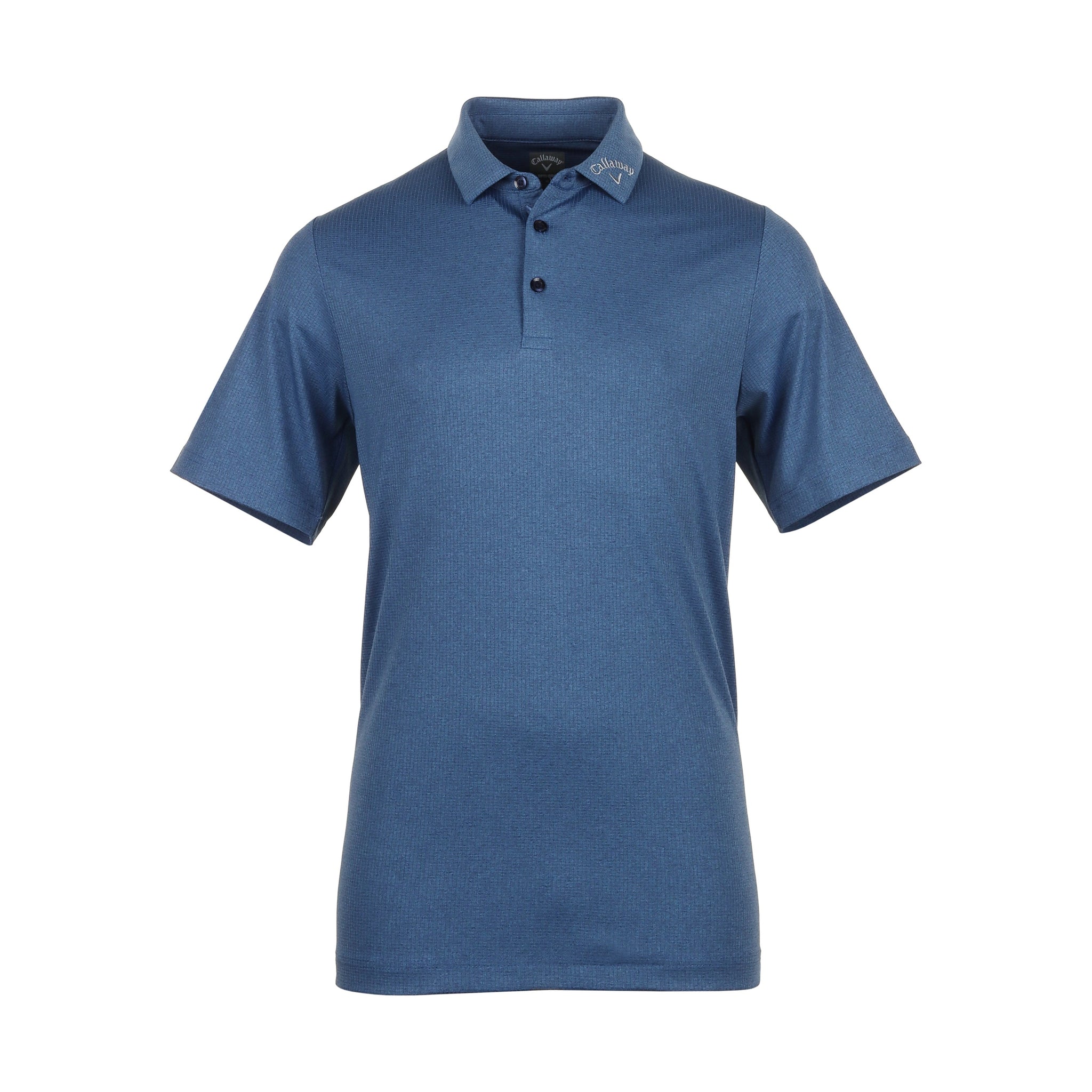 Callaway Golf Ventilated Classic Jacquard Shirt Peacoat 410