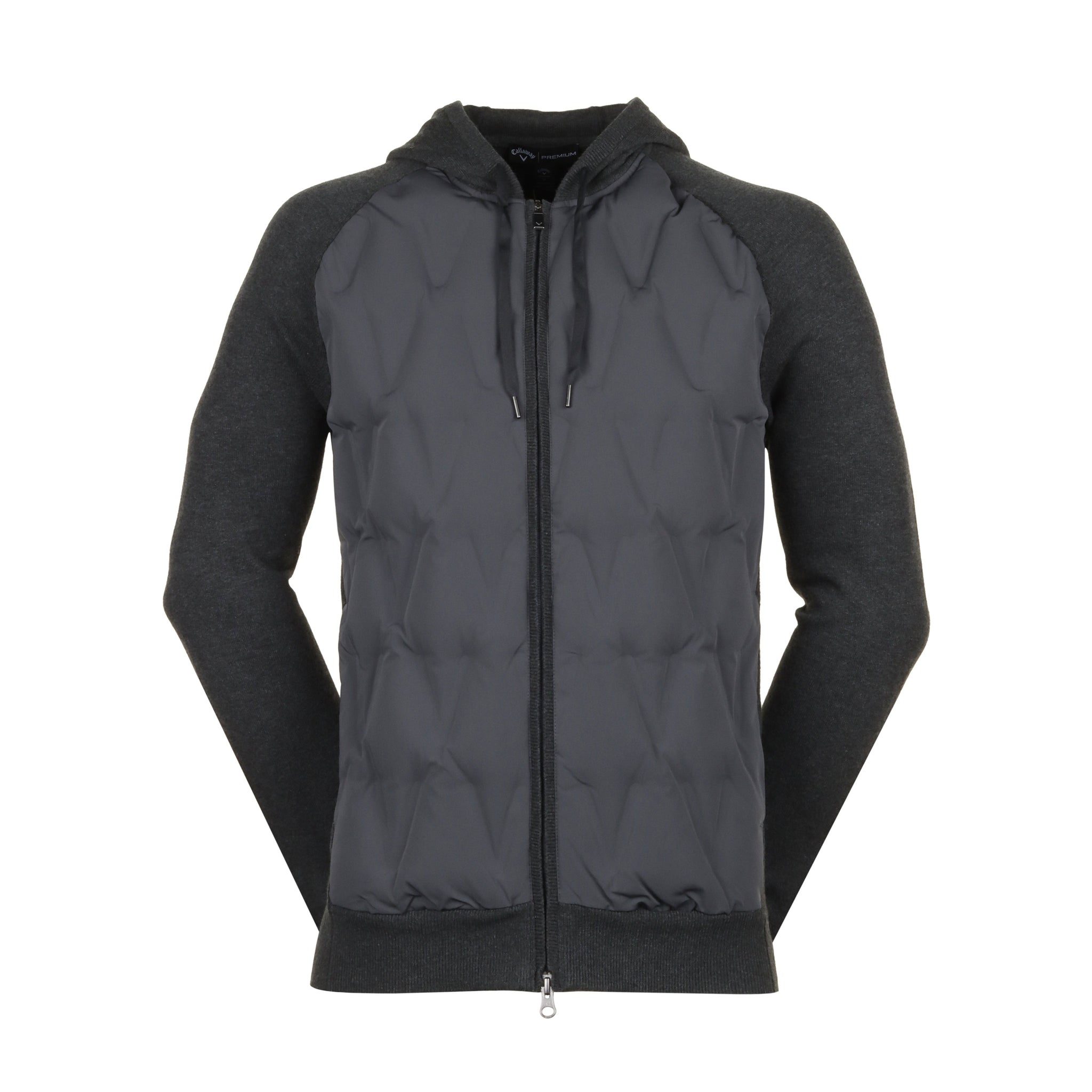 Callaway Golf Welded Down Puffer Full Zip Sweater Iron Gate 029