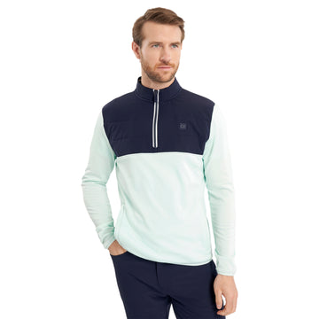 Calvin Klein Golf Atlantic Hybrid 1/2 Zip Light Jade