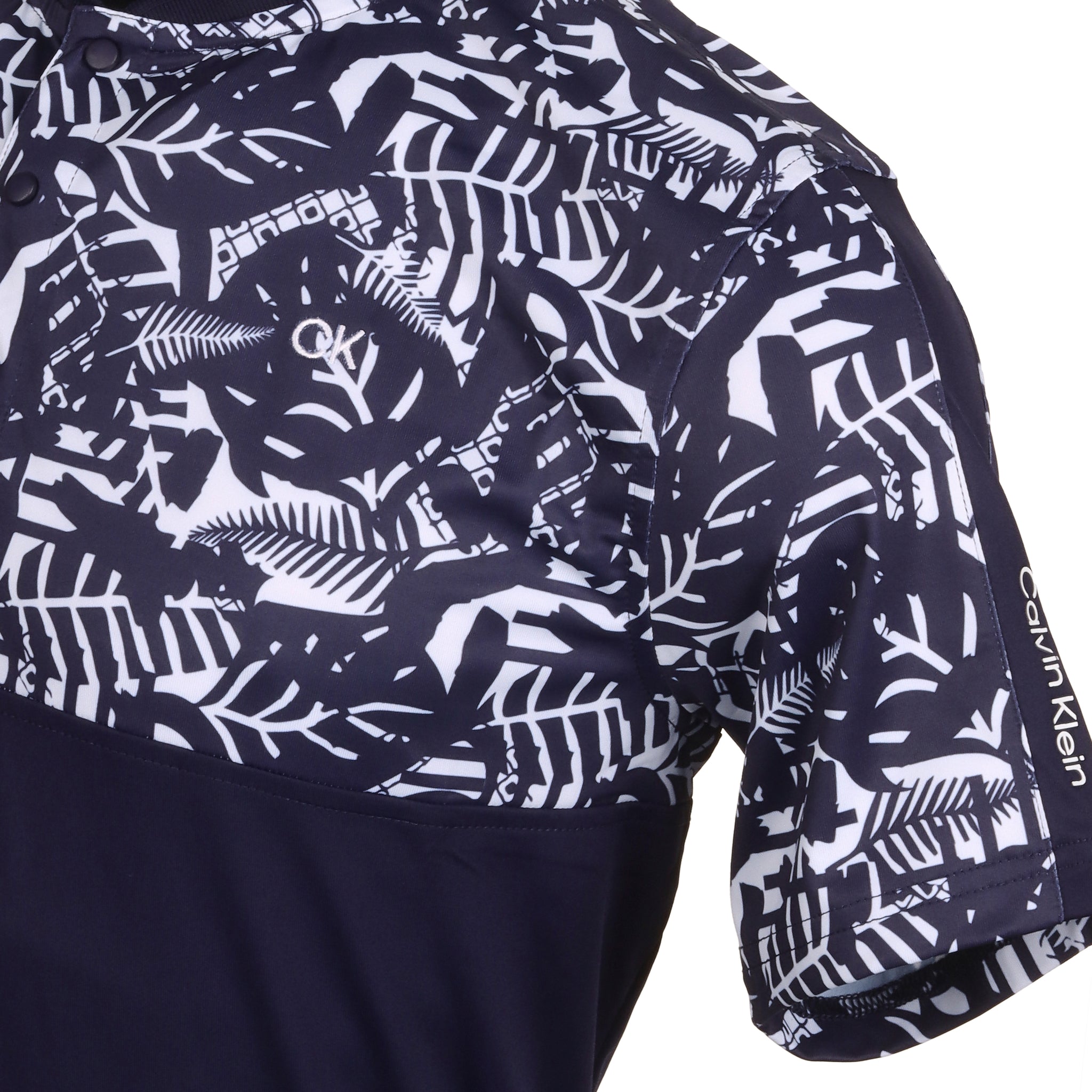 Calvin Klein Golf Brookhill Blade Shirt Evening Blue/White