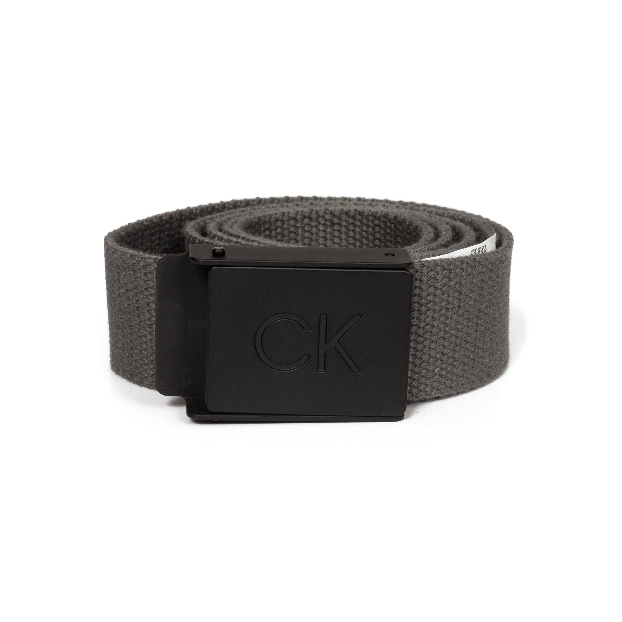 Calvin Klein Golf CK Monogram Belt Charcoal