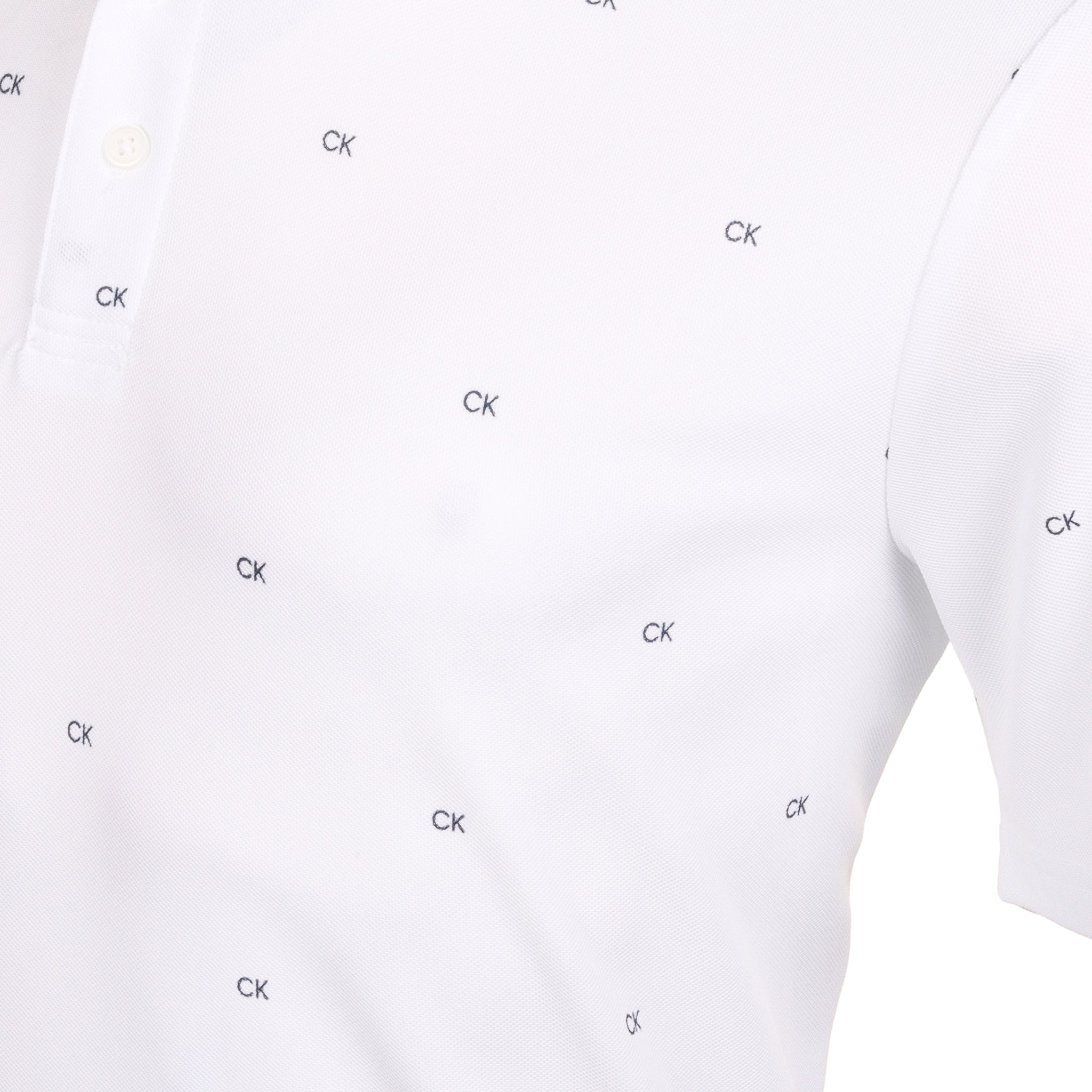 Calvin Klein Golf CK Monogram Shirt White