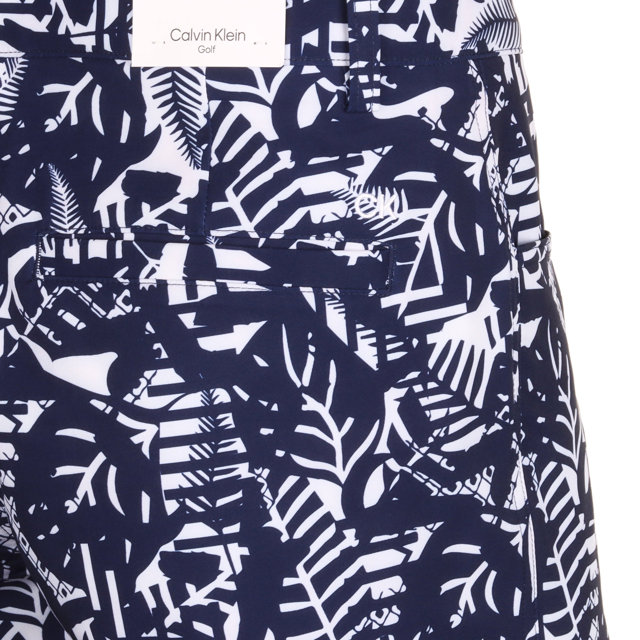Calvin Klein Golf Genius Printed Shorts Evening Blue/White