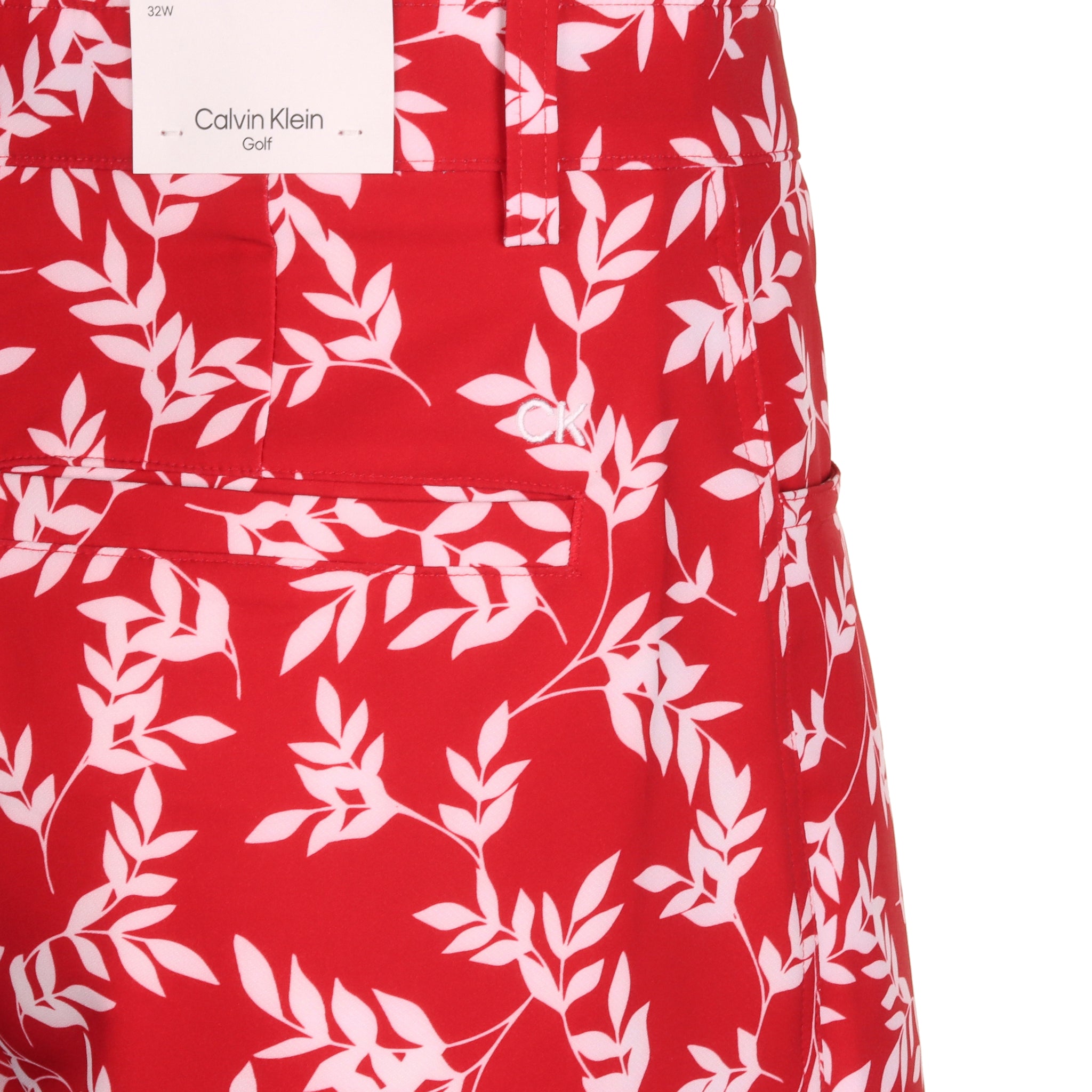 Calvin Klein Golf Genius Printed Shorts Red/White