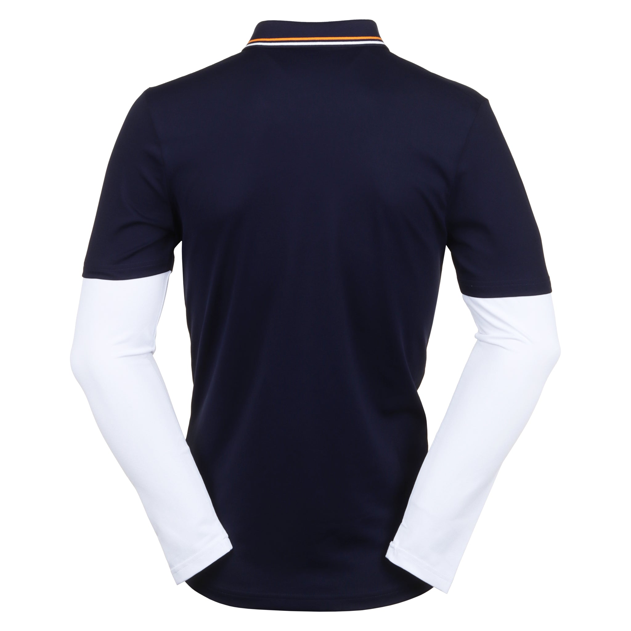 Calvin Klein Golf Hubbard Longsleeve Hybrid Shirt Evening Blue