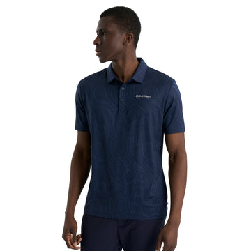 Calvin Klein Golf Marble Print Shirt