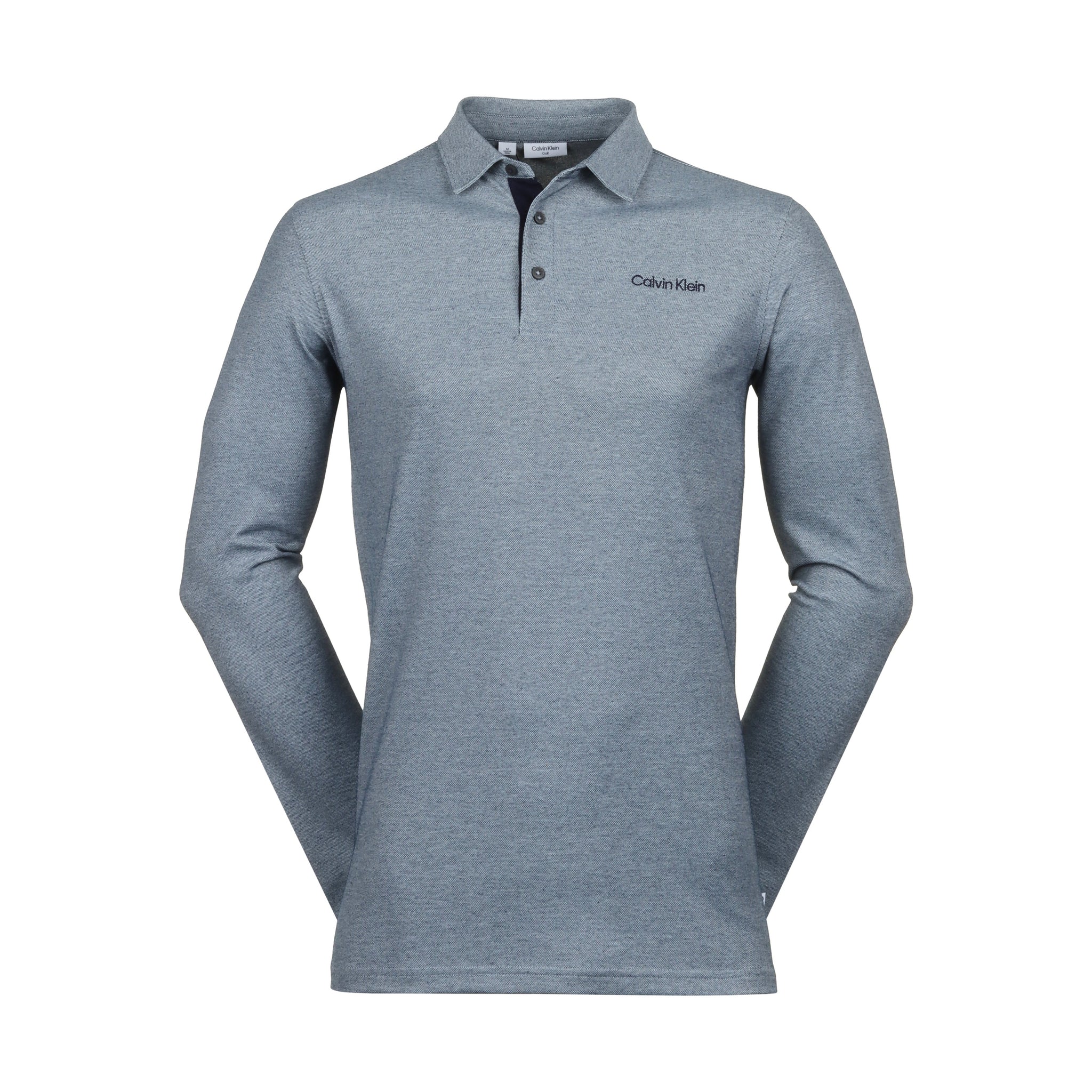 Calvin Klein Golf Medina Longsleeve Shirt Engine Blue Marl