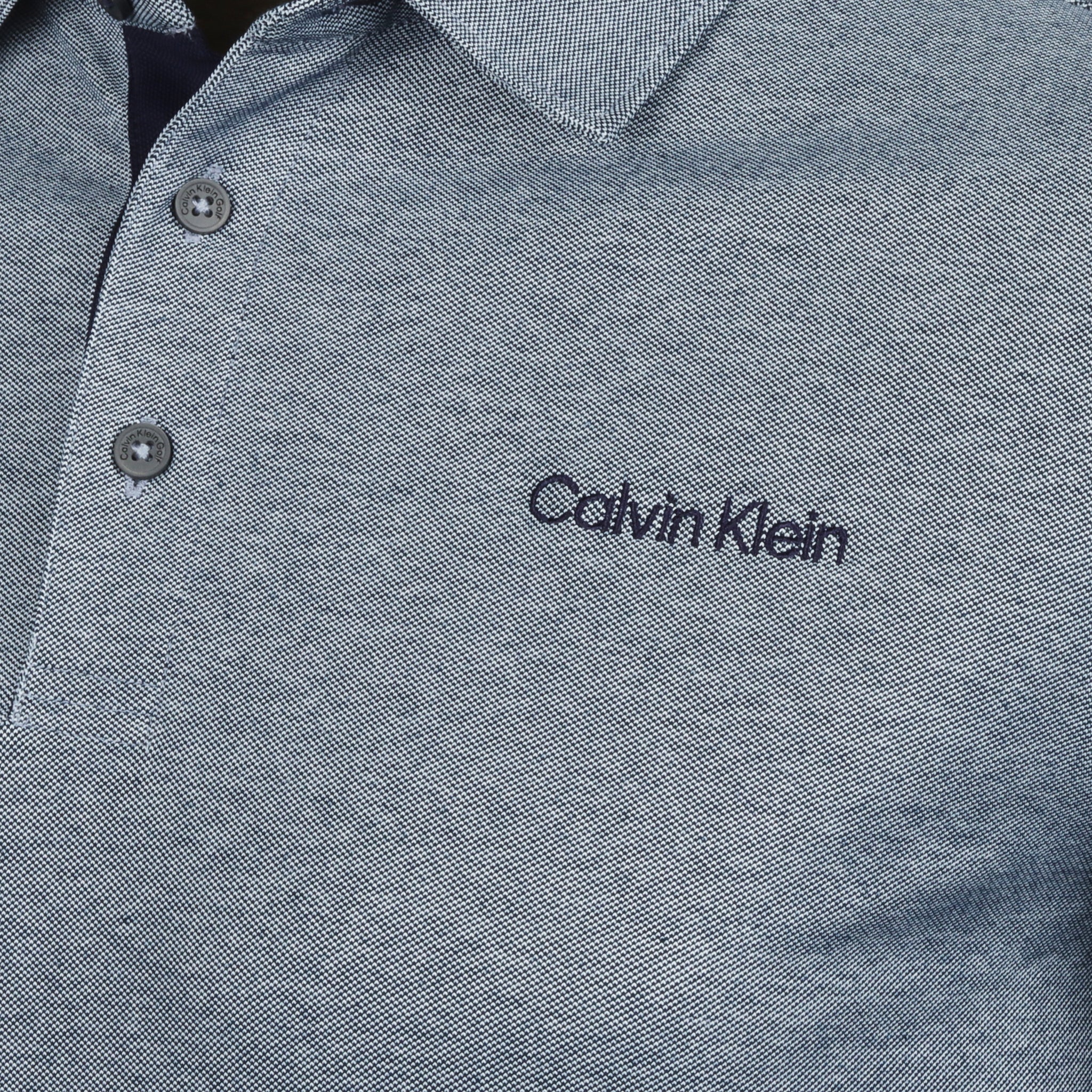 Calvin Klein Golf Medina Longsleeve Shirt Engine Blue Marl