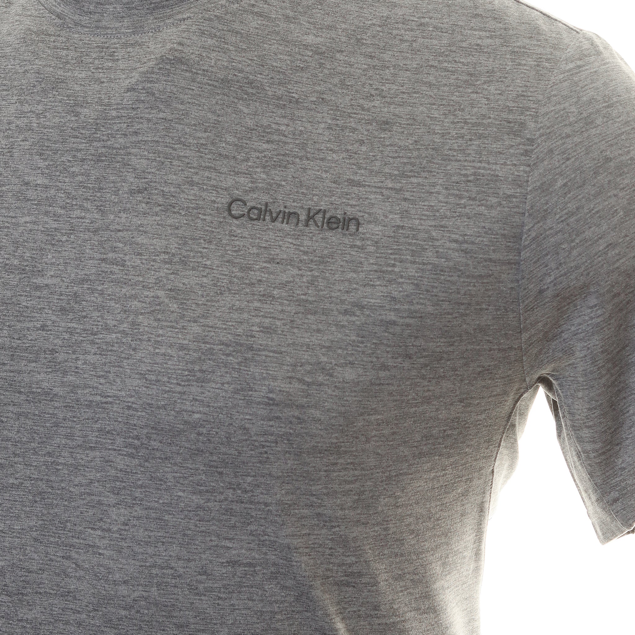 Calvin Klein Golf Newport Tee Shirt Silver Marl