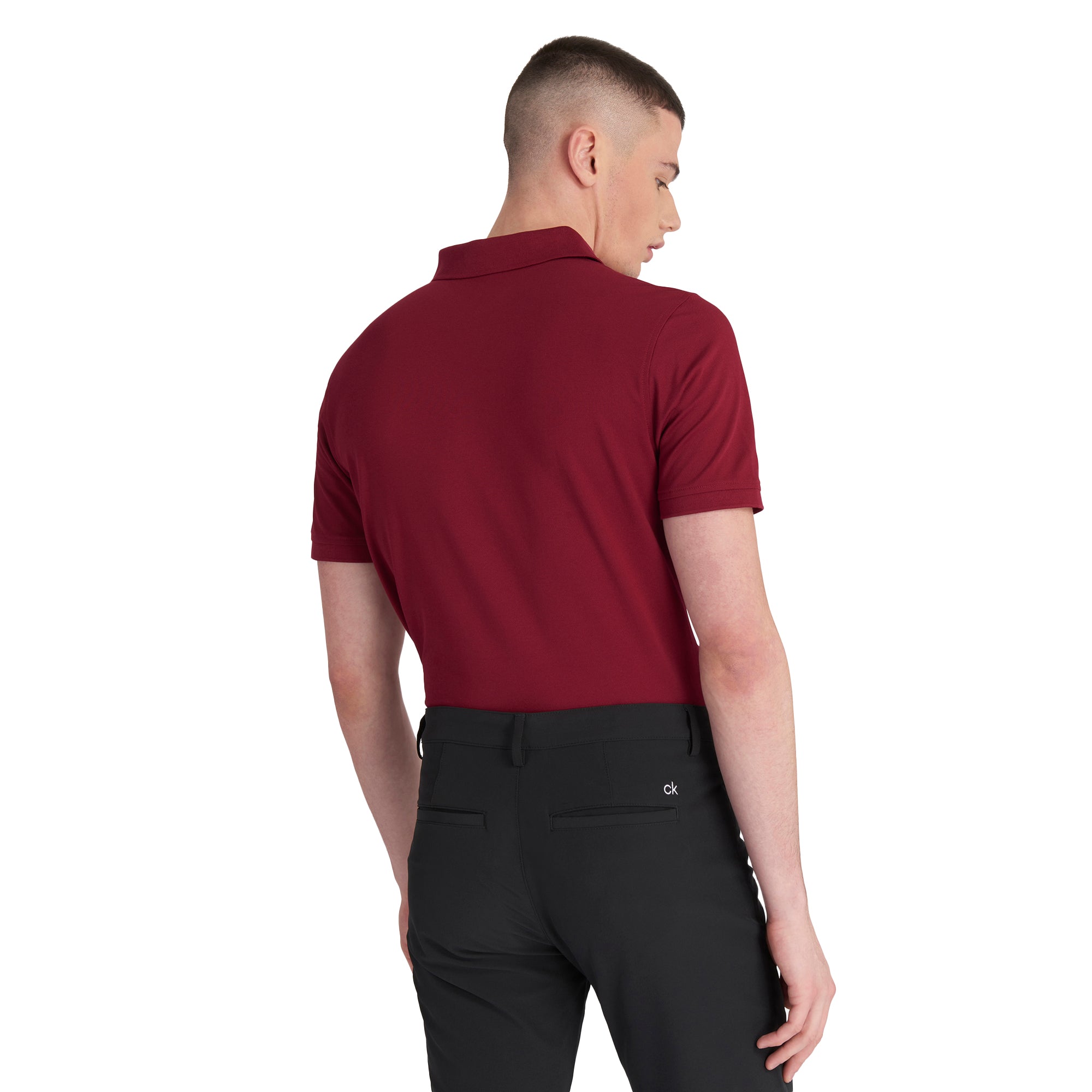 Calvin Klein Golf Planet Shirt Burgundy