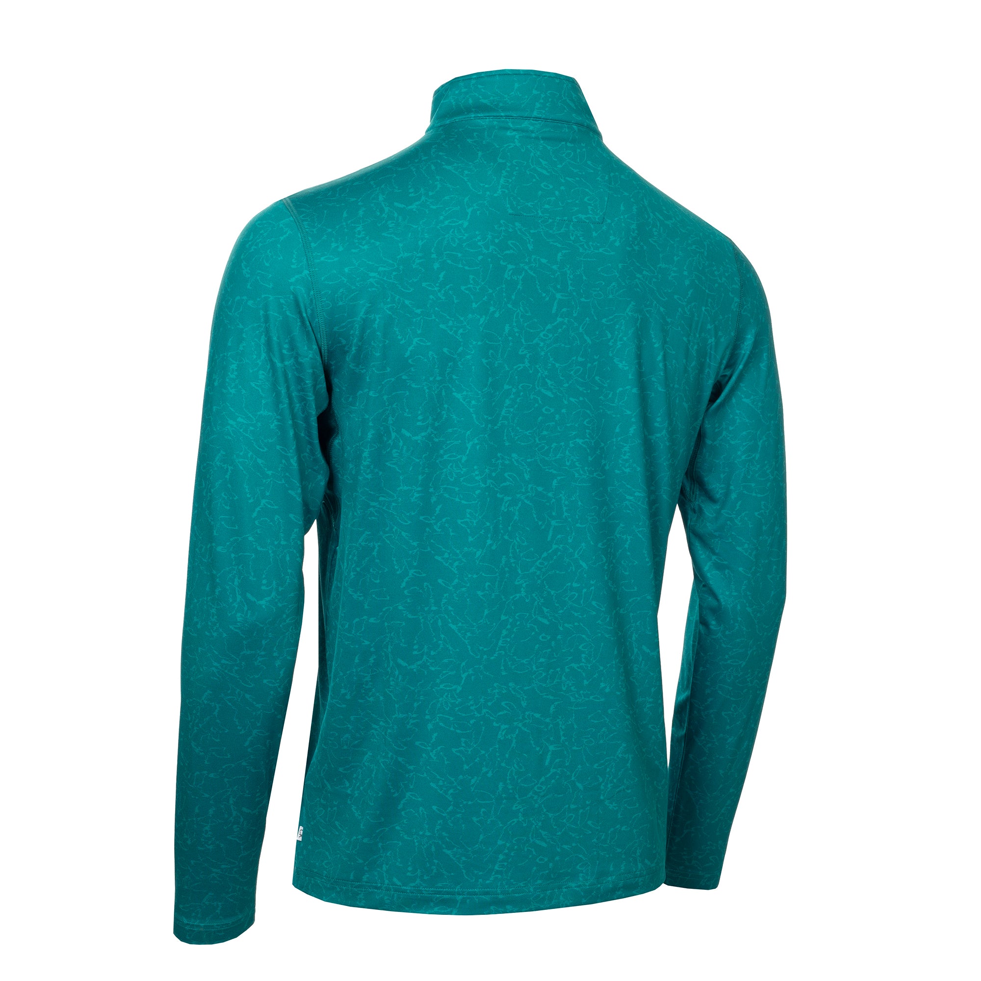 Calvin Klein Golf Printed Newport 1/2 Zip Sea Green