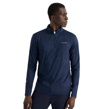 Calvin Klein Golf Printed Newport 1/2 Zip