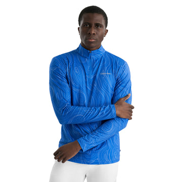 Calvin Klein Golf Printed Newport 1/2 Zip