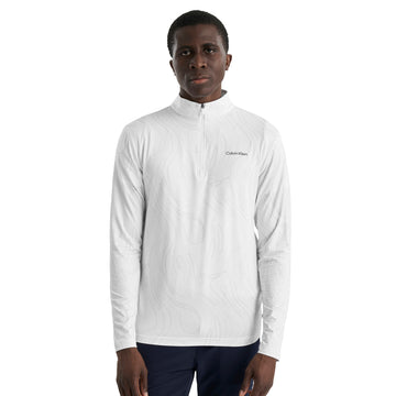 Calvin Klein Golf Printed Newport 1/2 Zip