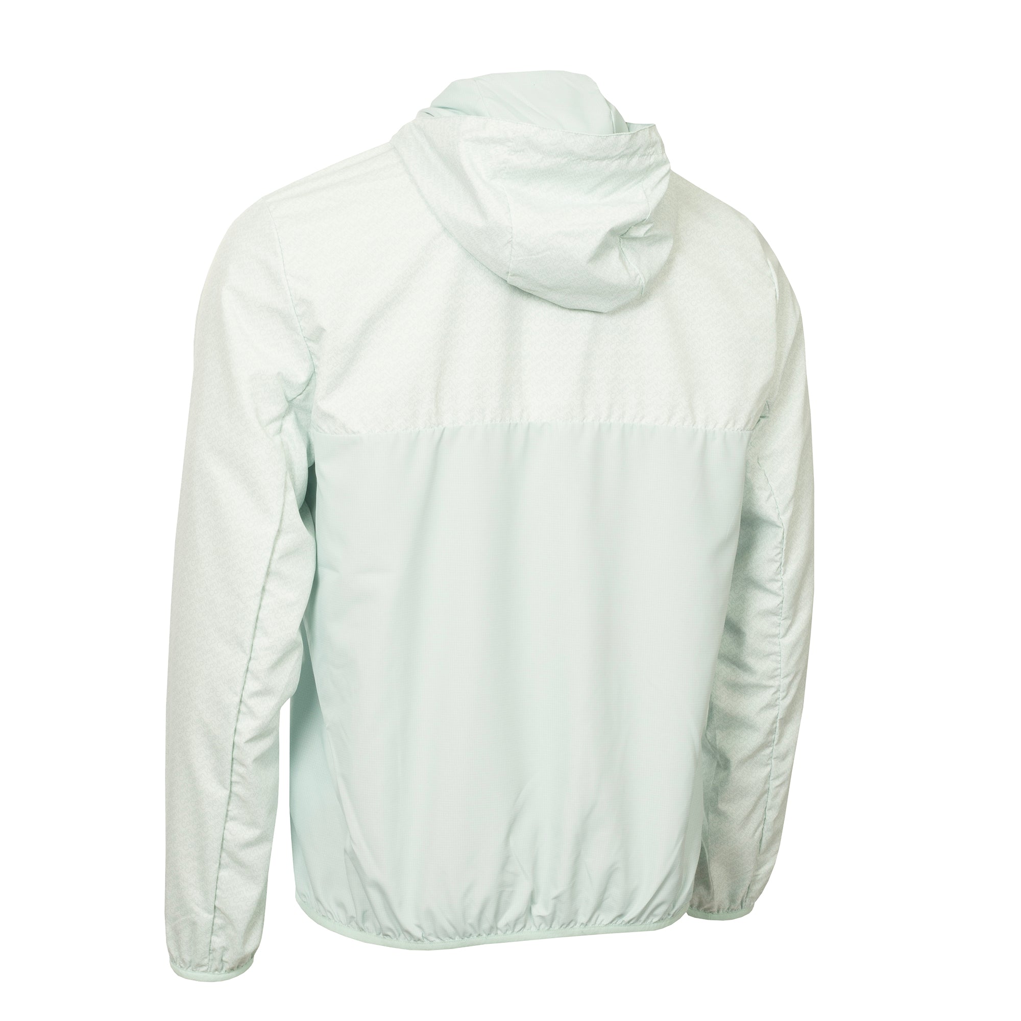 Calvin Klein Golf Printed Windbreaker Jacket Light Jade