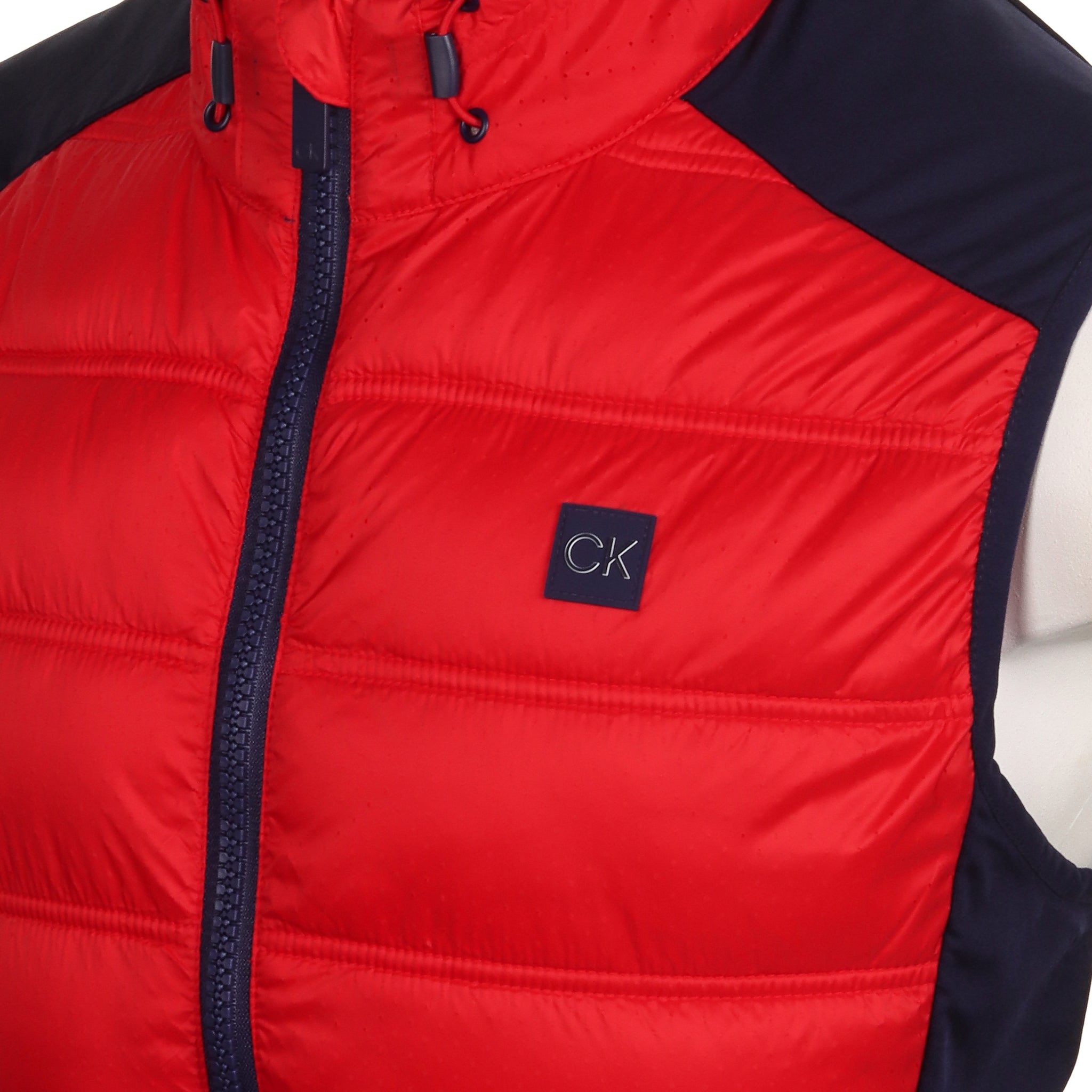 Calvin Klein Golf Rangewood Hybrid Gilet Evening Blue/Red