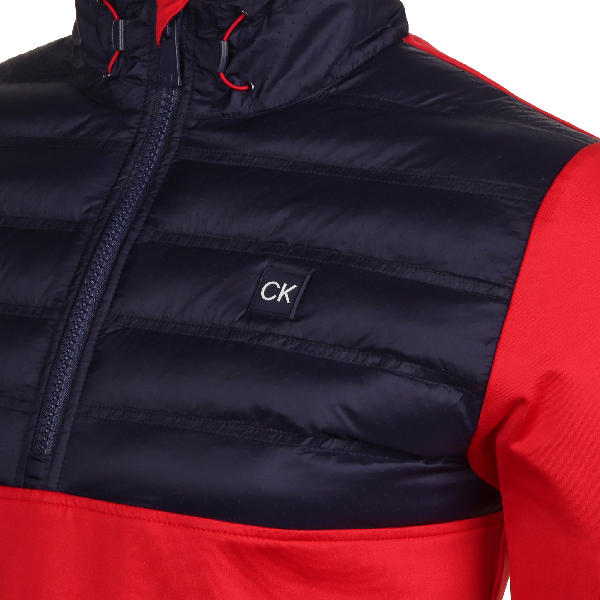 Calvin Klein Golf Rangewood Hybrid Half Zip Red