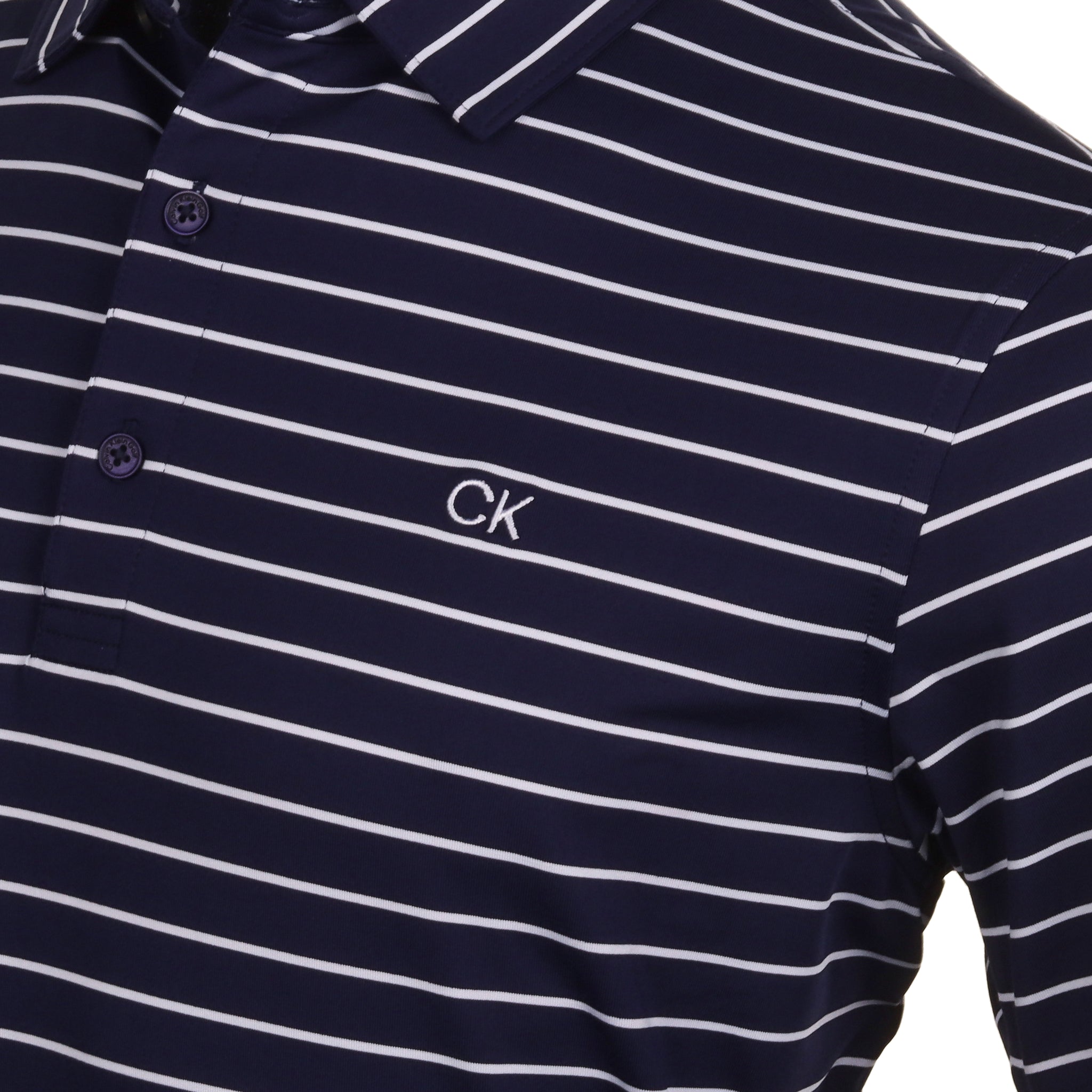 Calvin Klein Golf Silverstone Shirt Evening Blue/White 