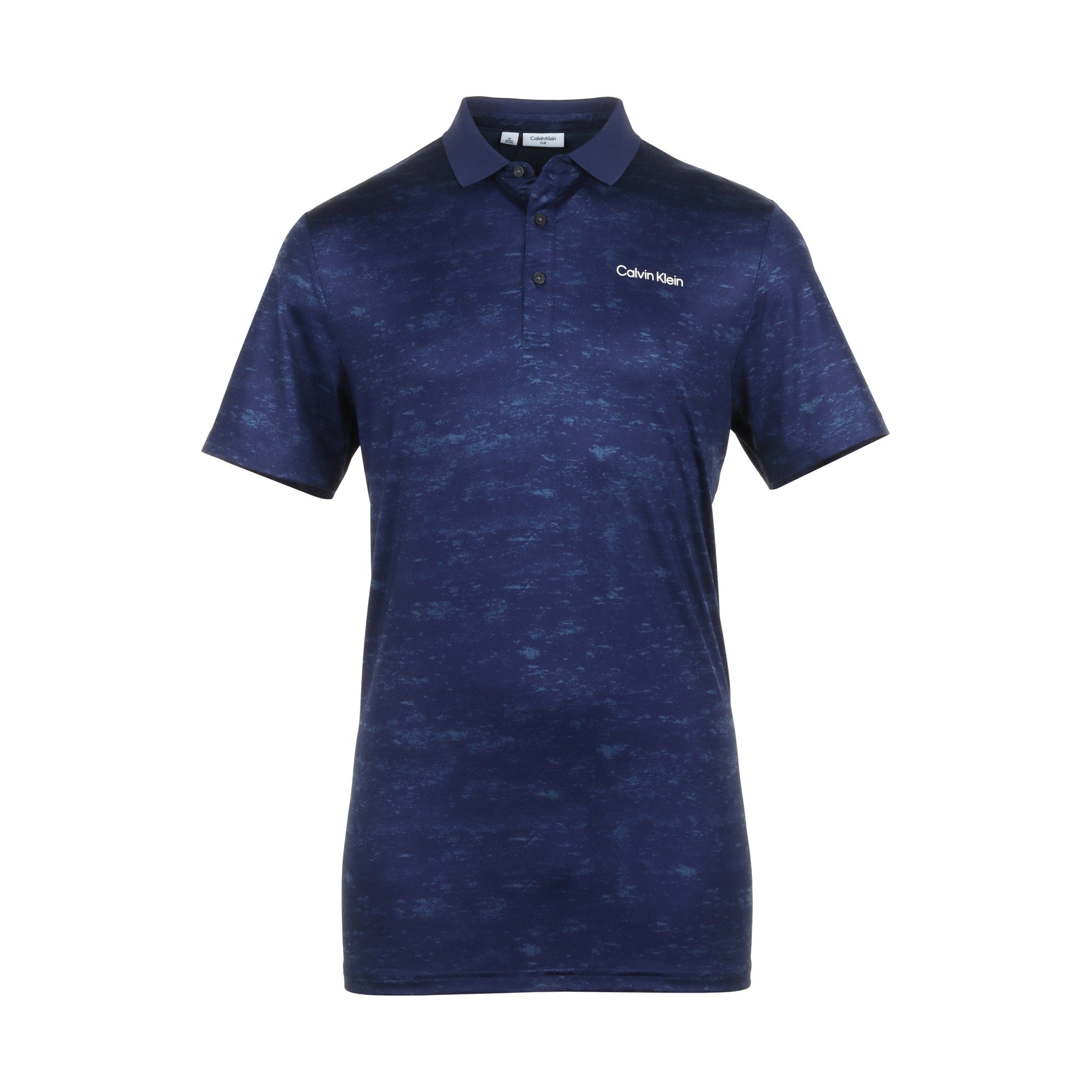 Calvin Klein Golf Textured Slate Shirt Evening Blue