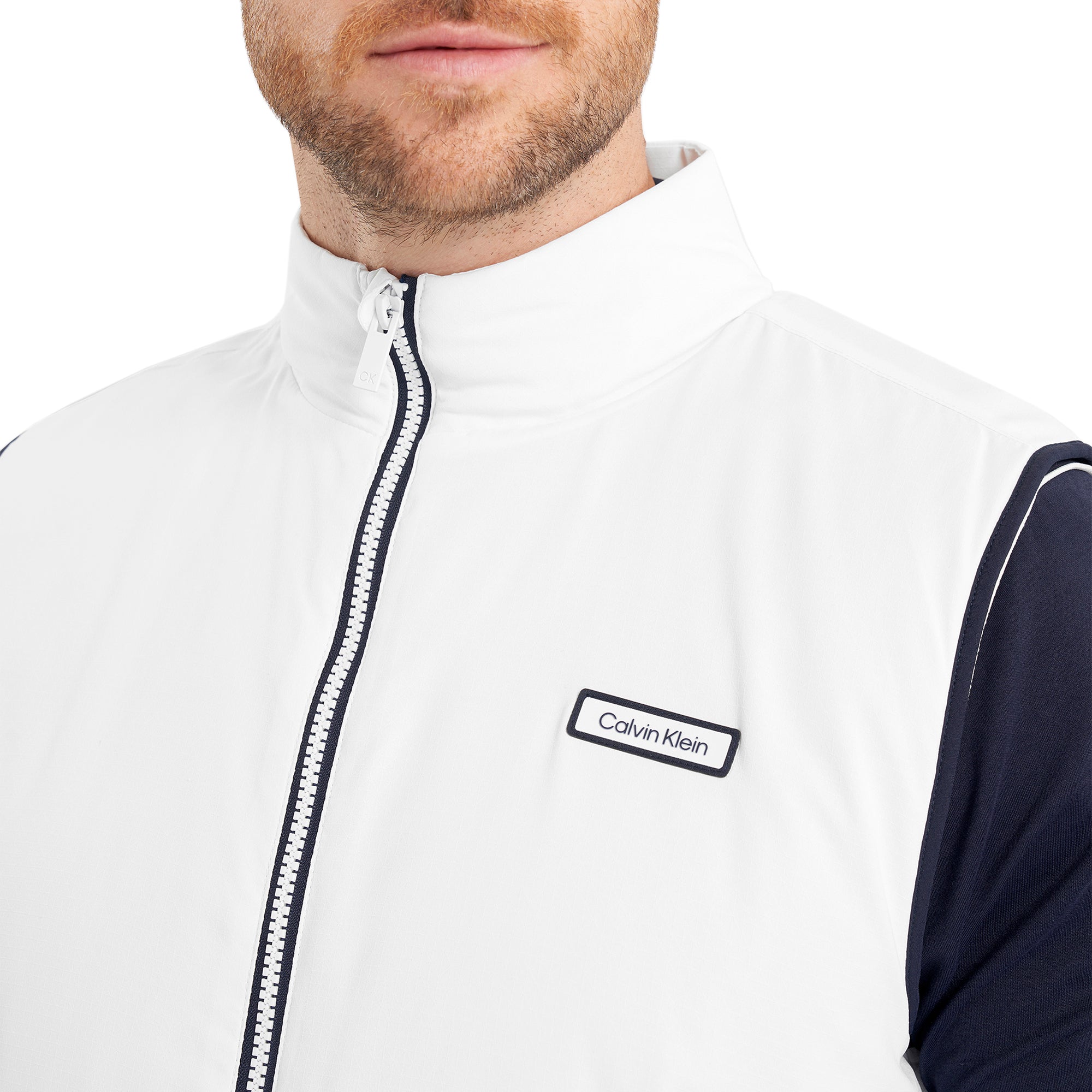 Calvin Klein Golf Trinity Lightweight Gilet White
