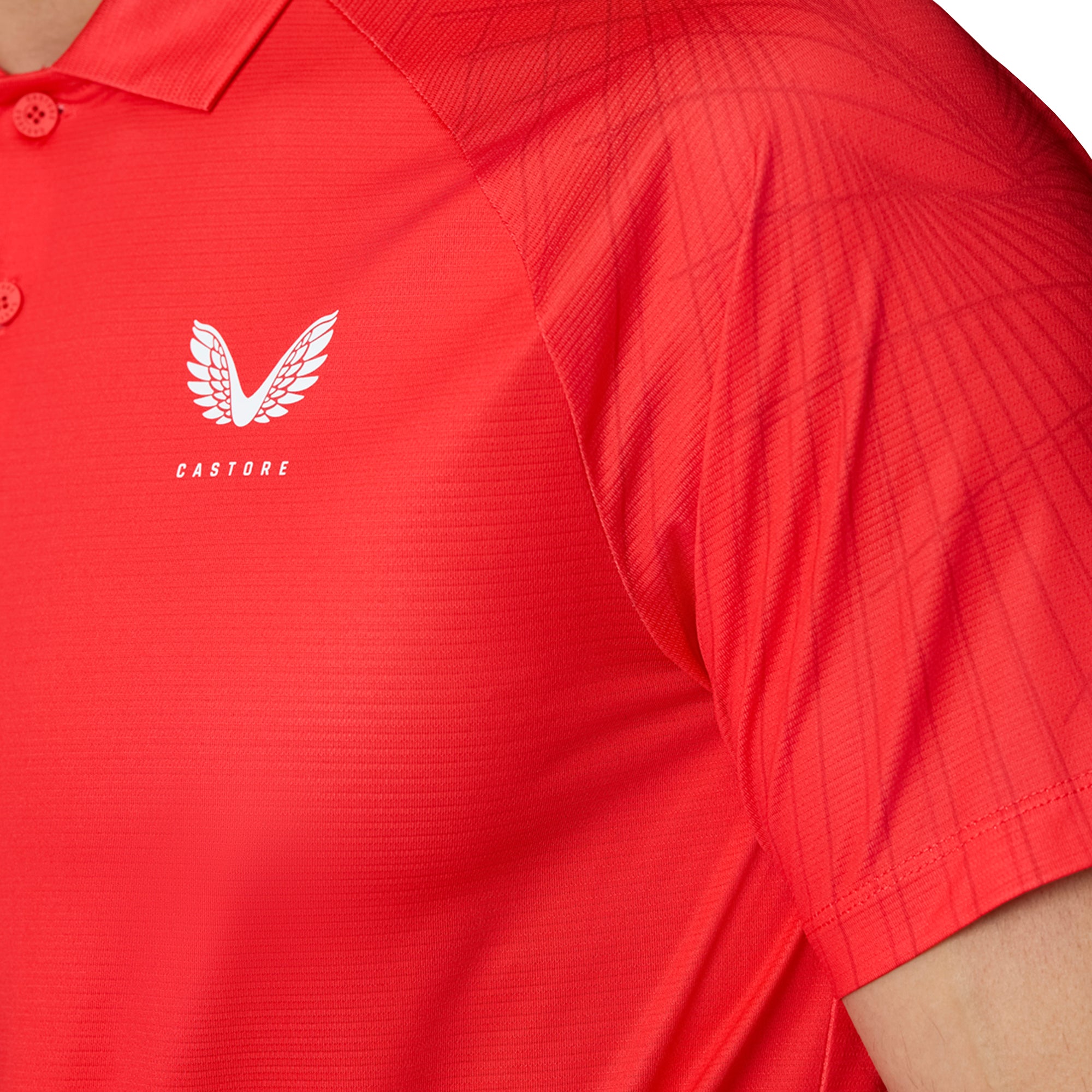 Castore Golf Club Shoulder Graphic Polo Shirt
