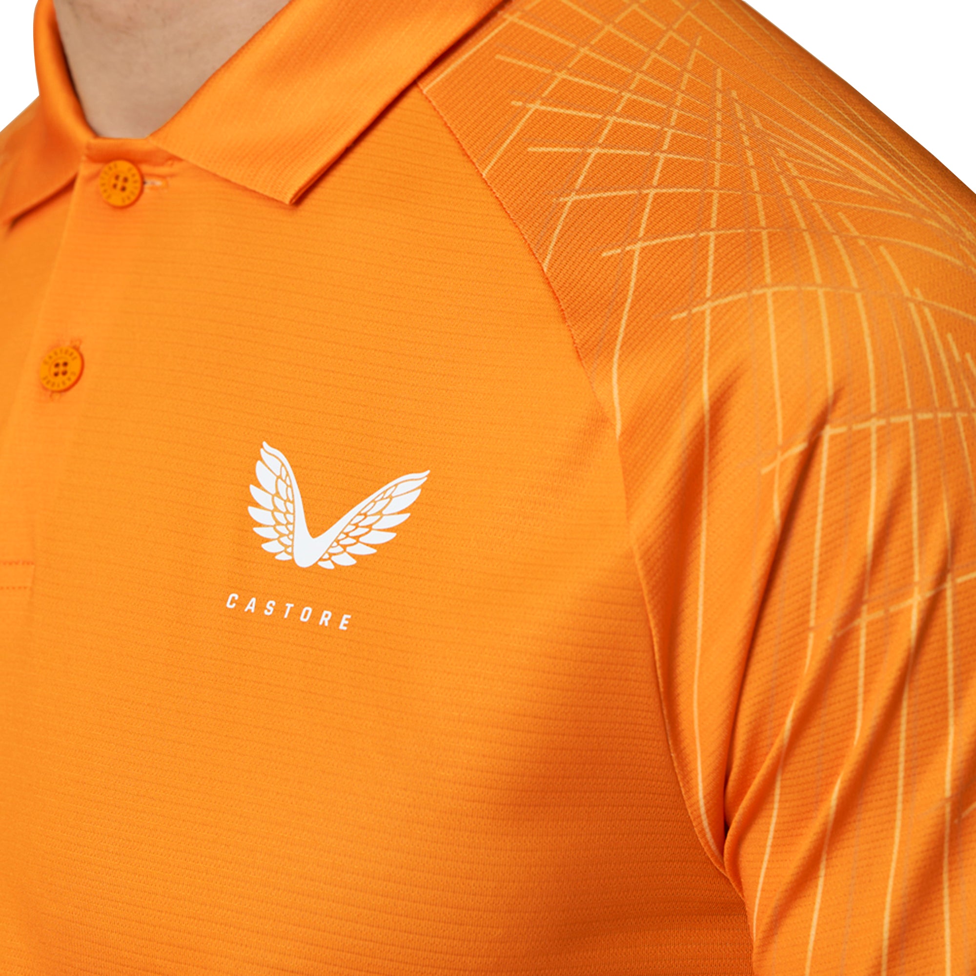 Castore Golf Club Shoulder Graphic Polo Shirt