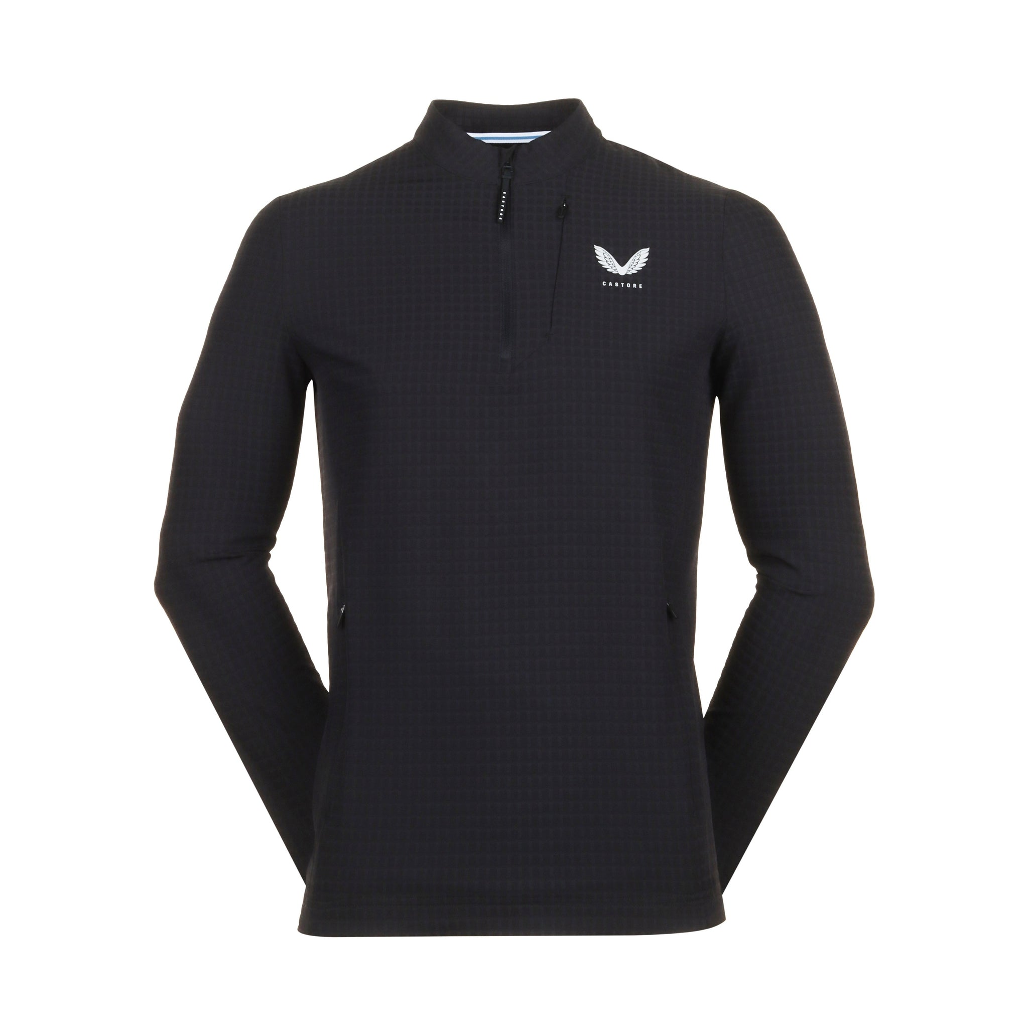 Castore Golf Flex Tech 1/2 Zip Midlayer Black 010