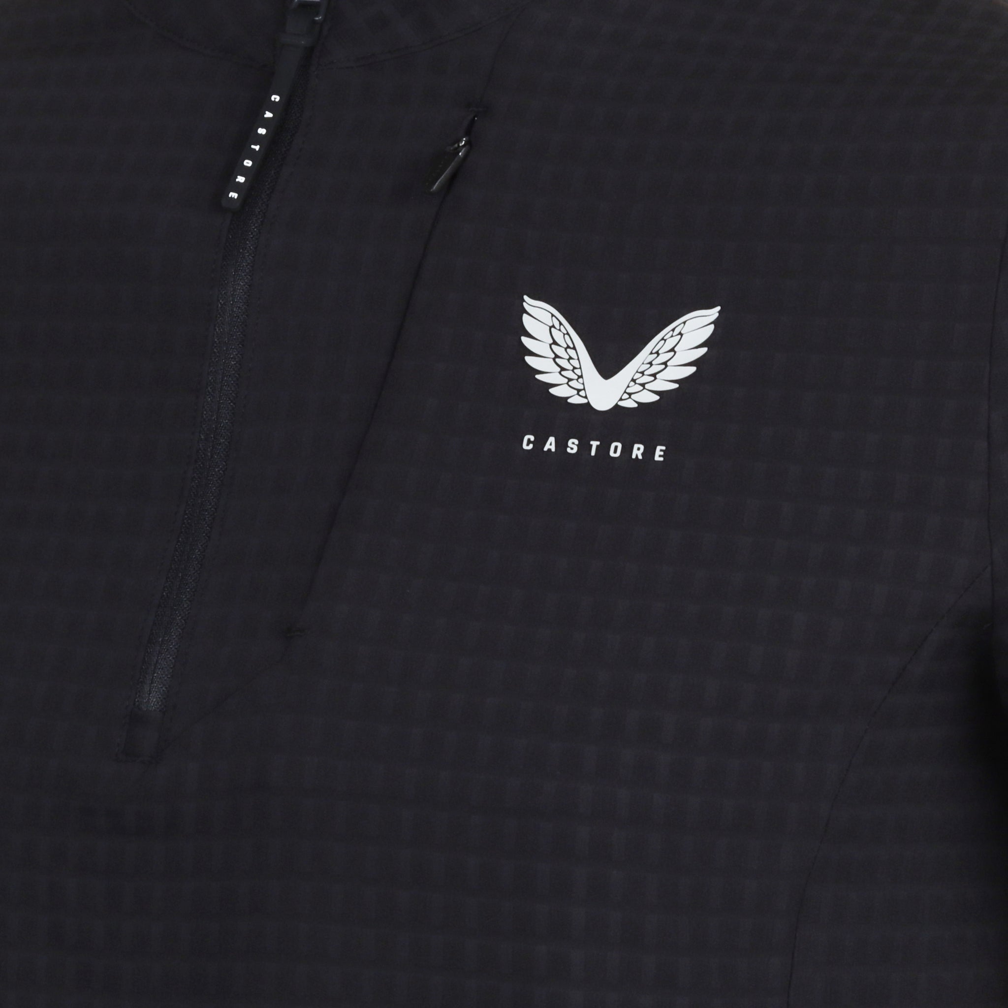 Castore Golf Flex Tech 1/2 Zip Midlayer Black 010