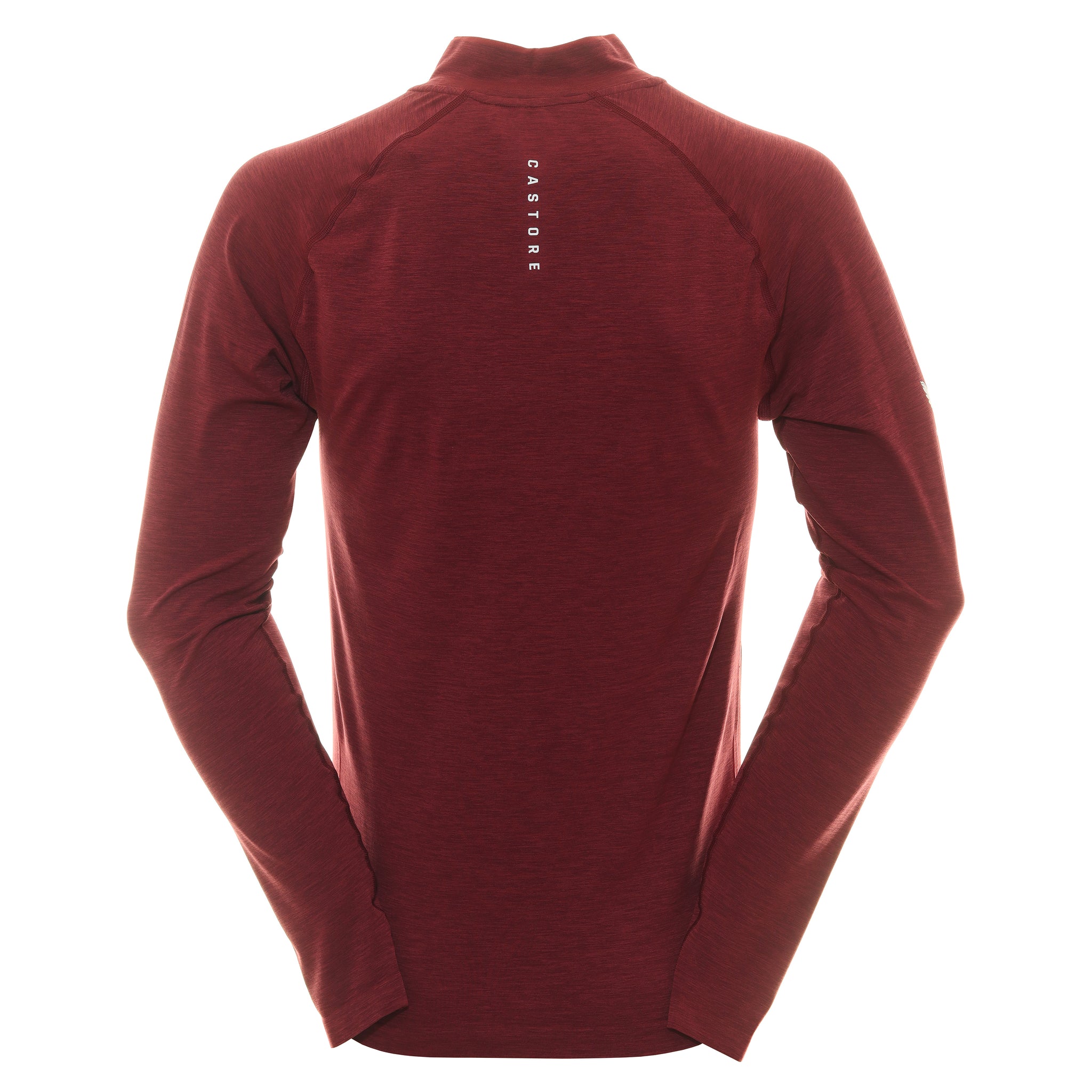 Castore Golf Seamless Mock 1/4 Zip Cabernet
