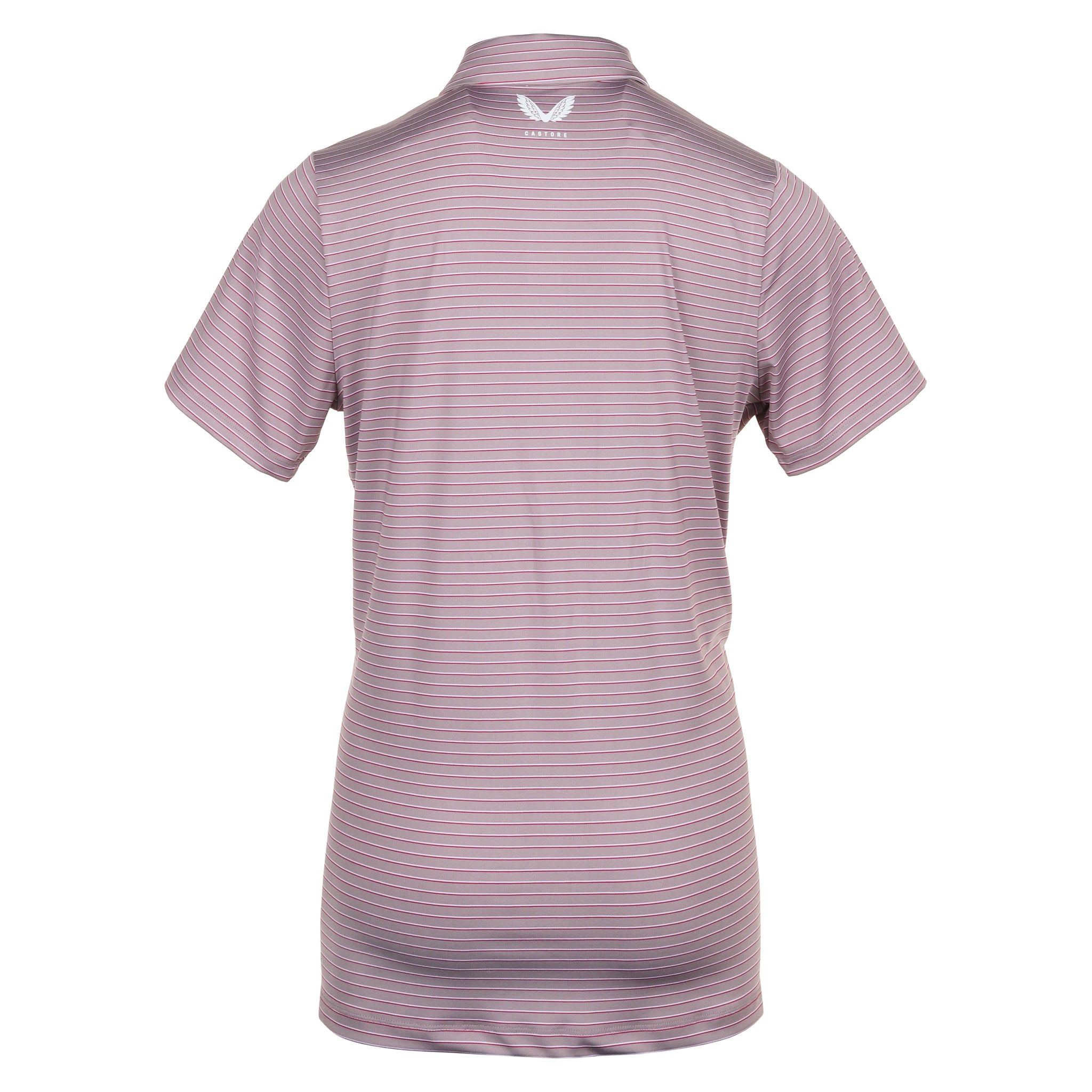 Castore Golf Yarn Dye Stripe Polo Shirt Mineral 160