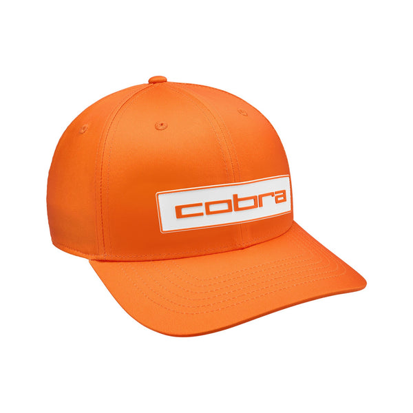 Cobra Golf Tour Tech Snapback Cap - Rickie Orange/White 04