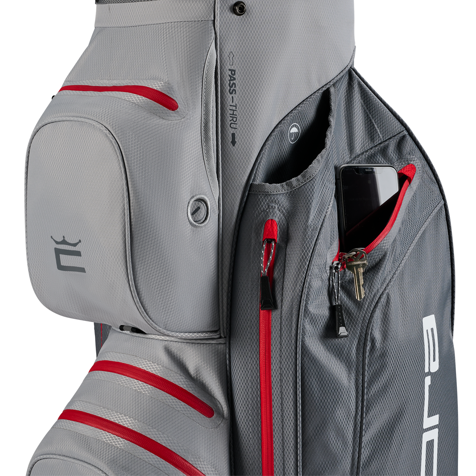 Cobra Golf Ultradry Pro Cart Bag High Rise/Risk Red 02