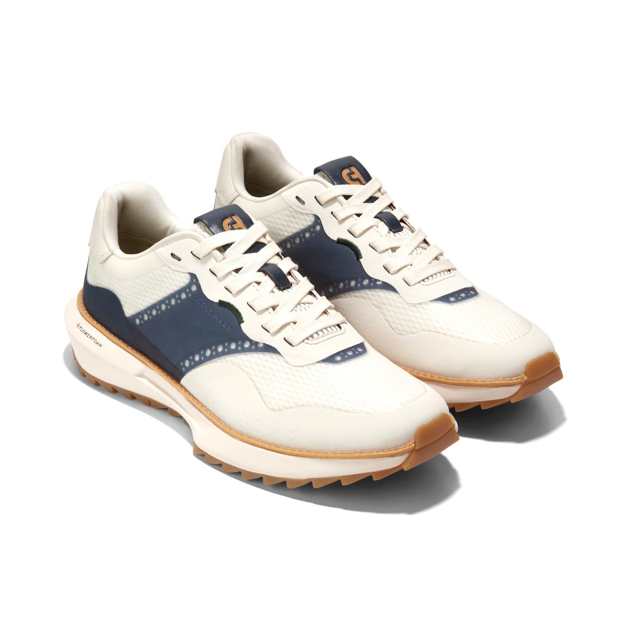 Cole Haan GrandPro Ashland Golf Shoes Ivory Navy/Blazer