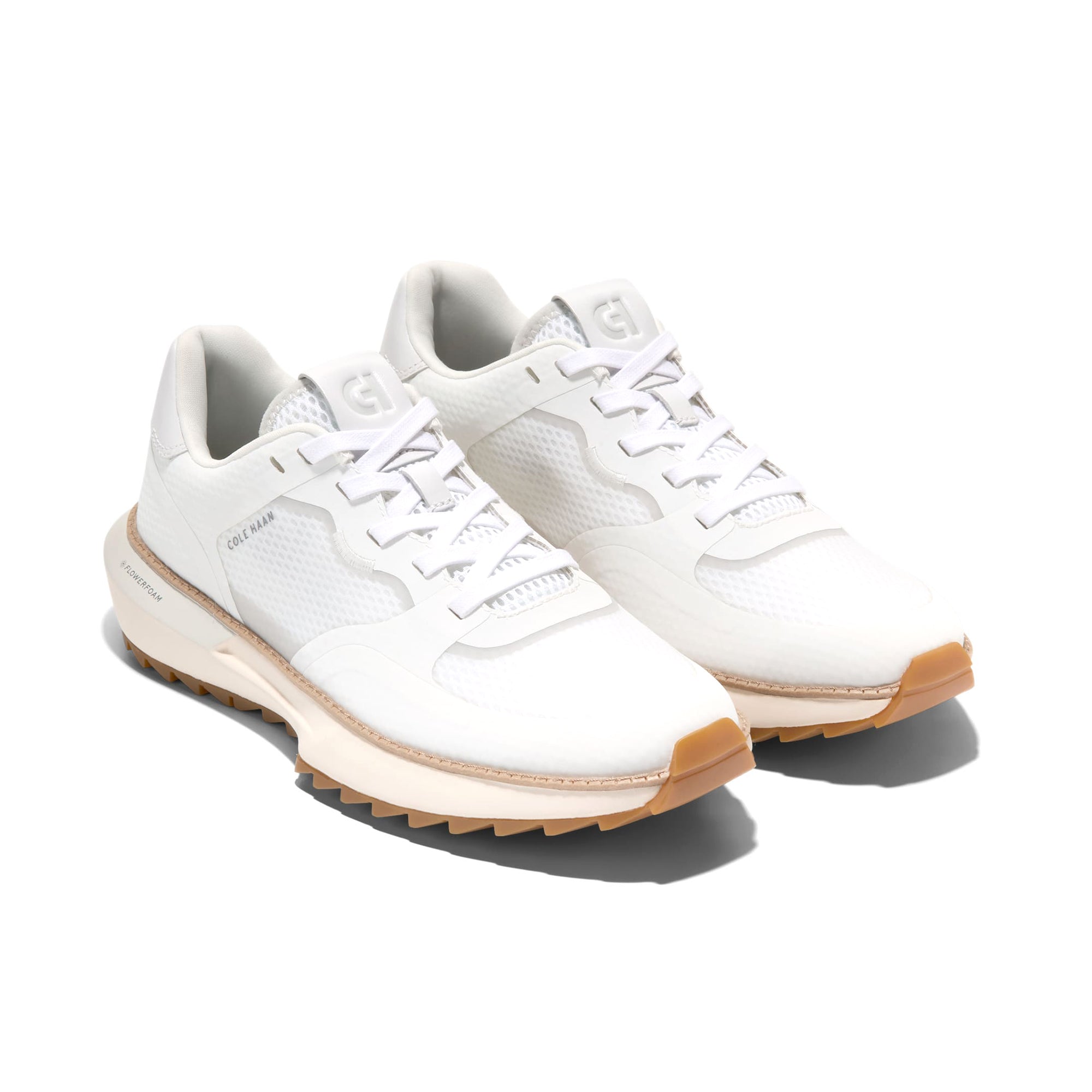 Cole Haan GrandPro Ashland II Golf Shoes - White/Glacier Grey/Ivory ...