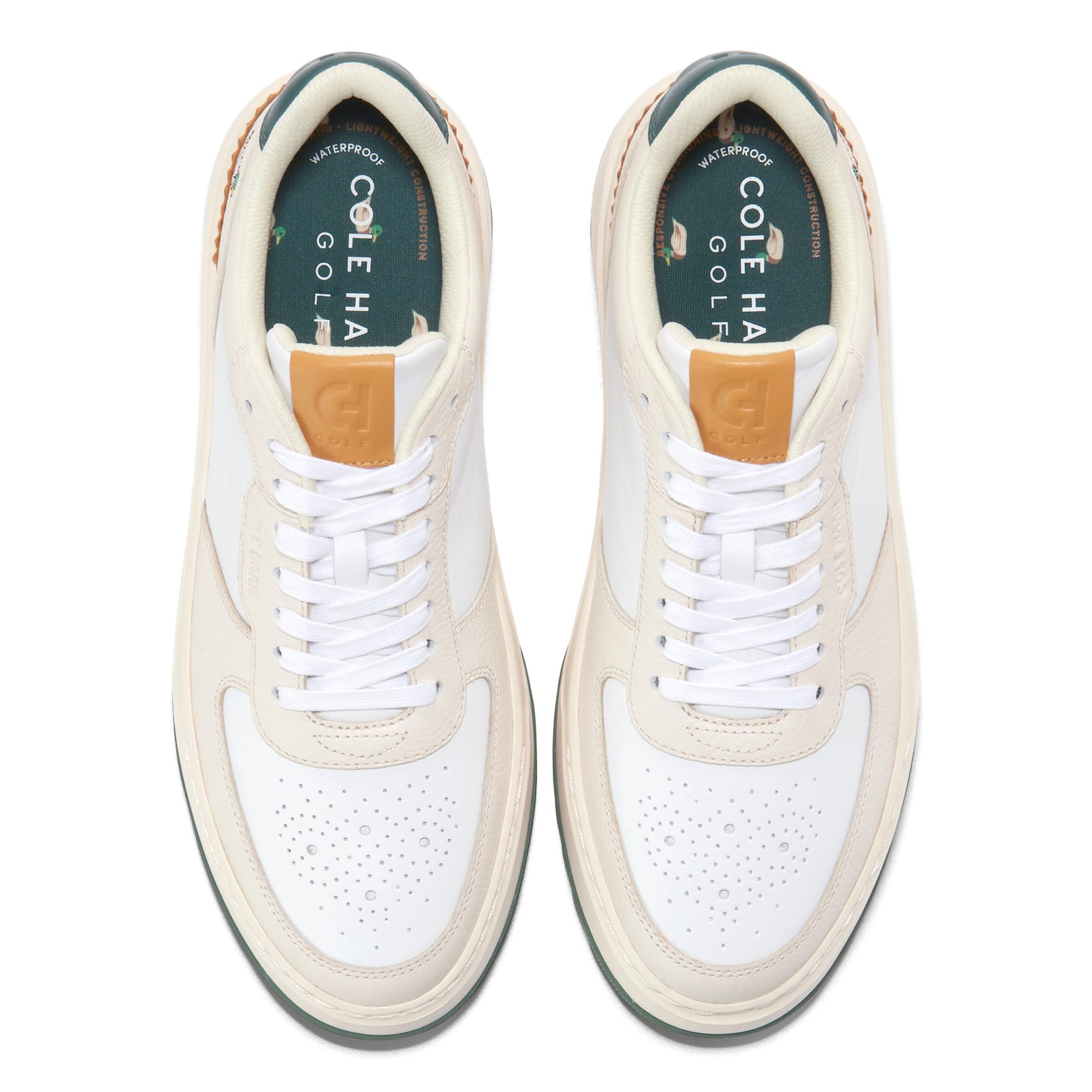 Cole Haan GrandPro Crossover Golf Shoes Whitecap Grey/White/Vanilla