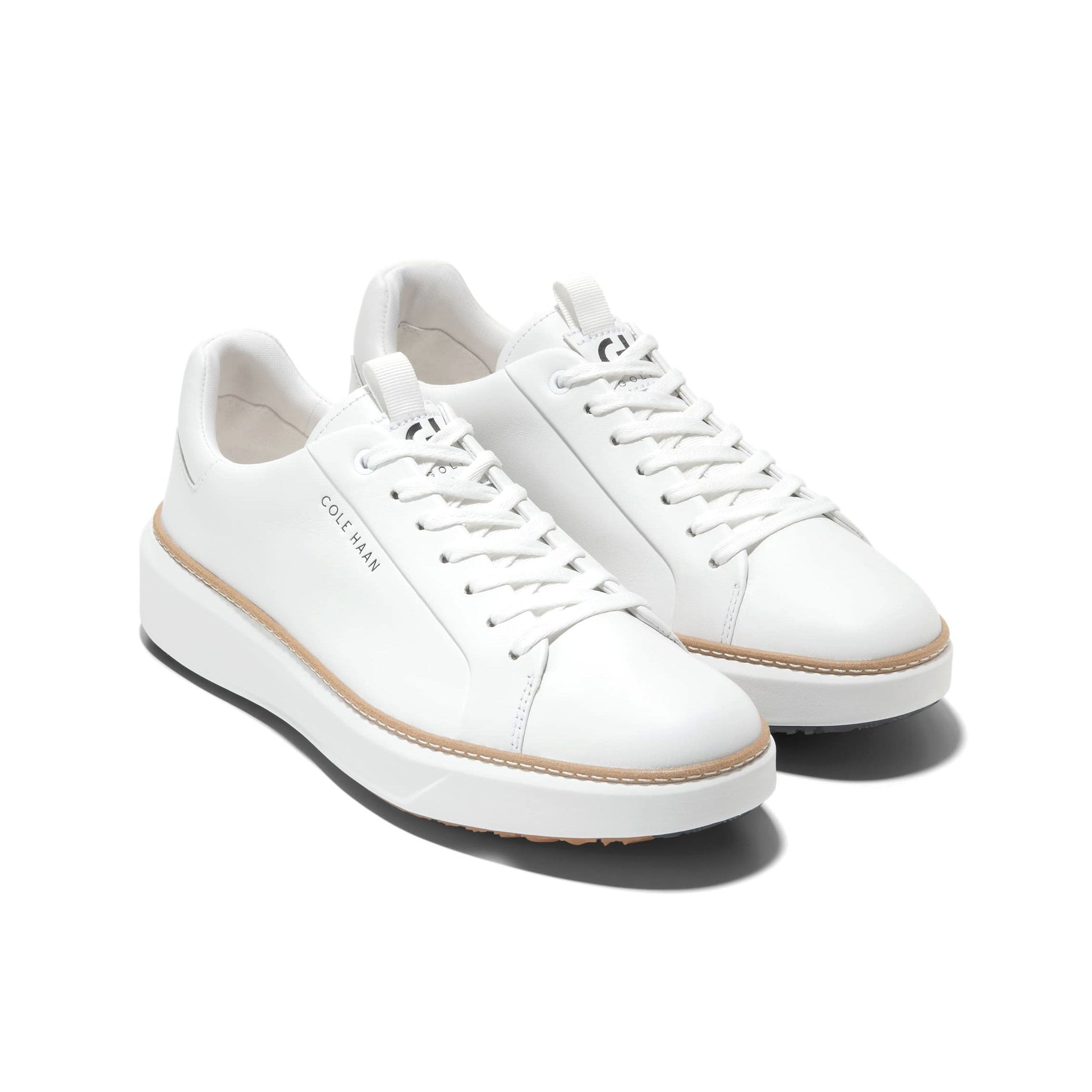 Cole Haan GrandPro Topspin Golf Shoes Optic White/Natural 