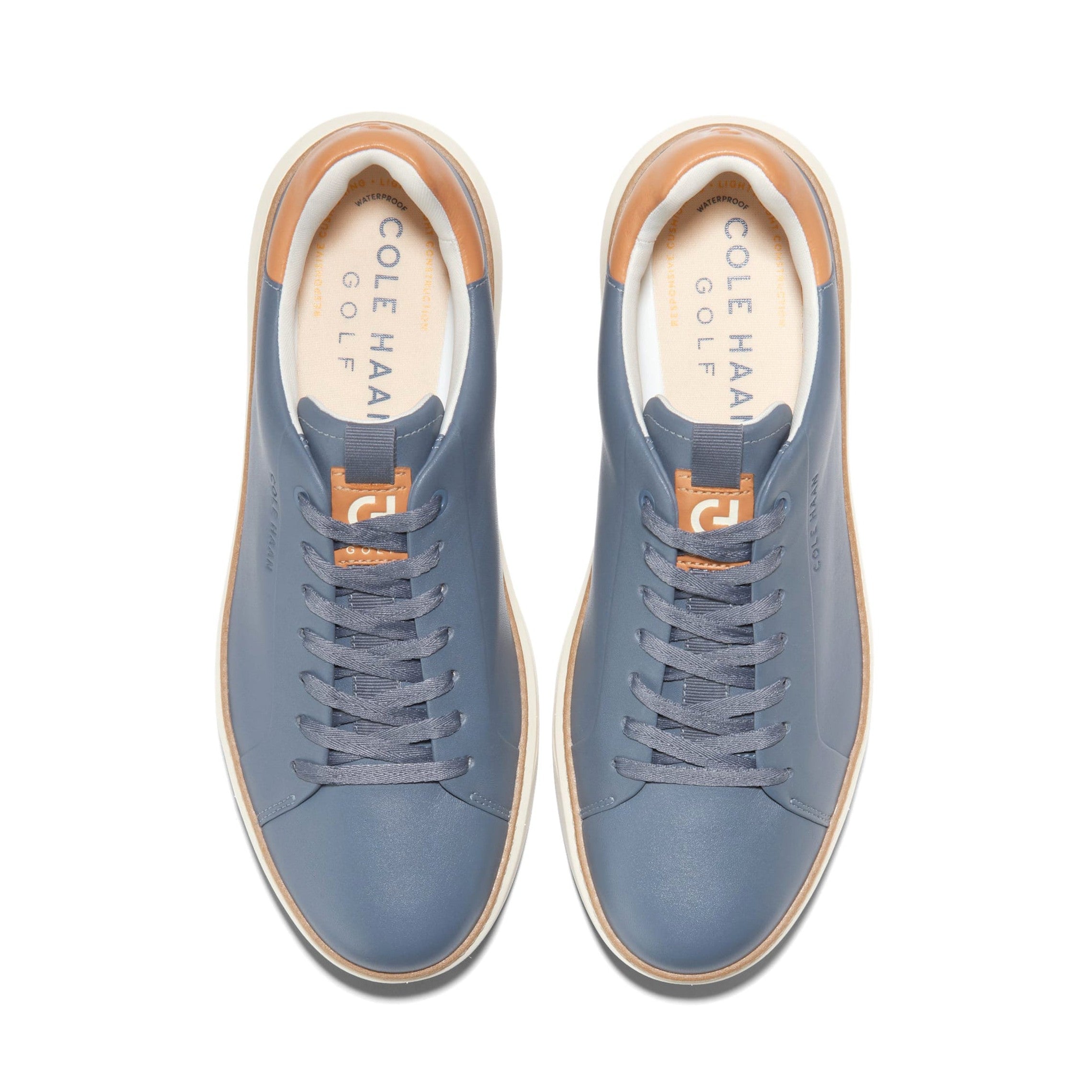 Cole Haan GrandPro Topspin Golf Shoes Folkstone Grey/Tan/Ivory - Main Image