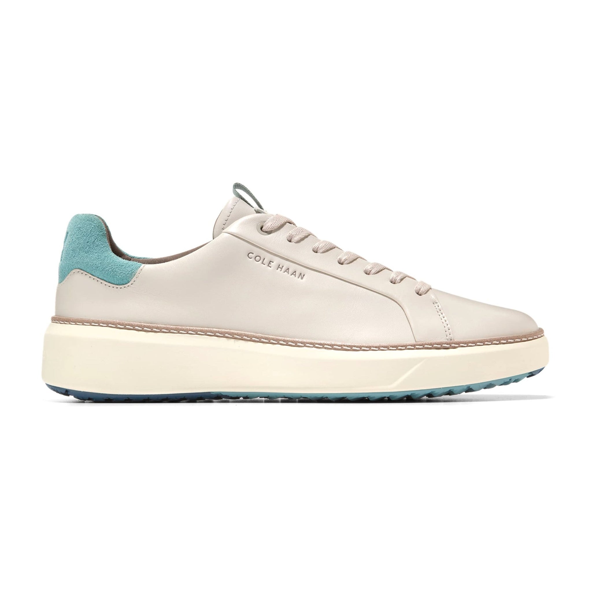 Cole Haan GrandPro Topspin Golf Shoes Silver Lining/Trellis/Ivory