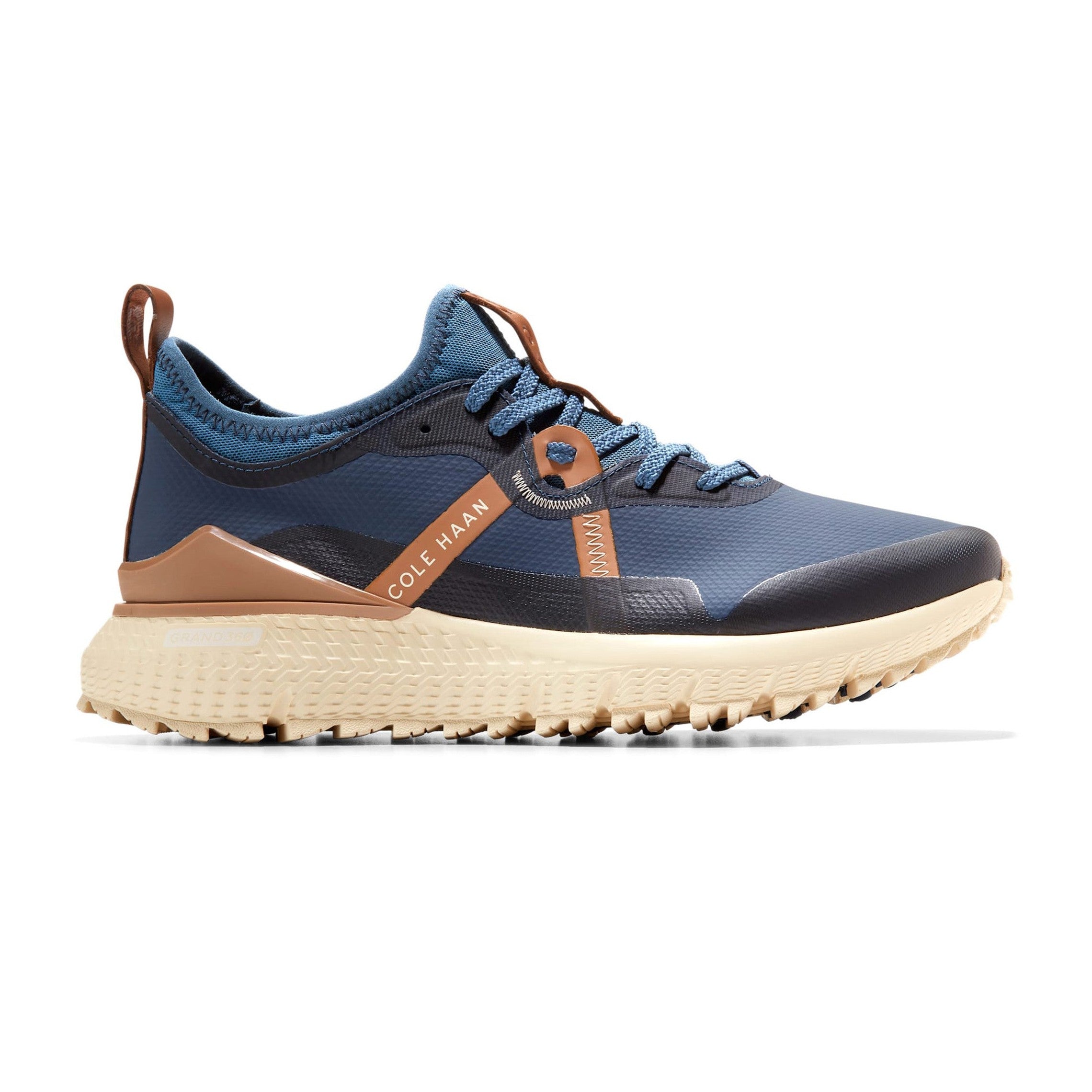 Cole Haan Zero Grand Overtake Golf Shoes - Ensign Blue/Navy/Pecan