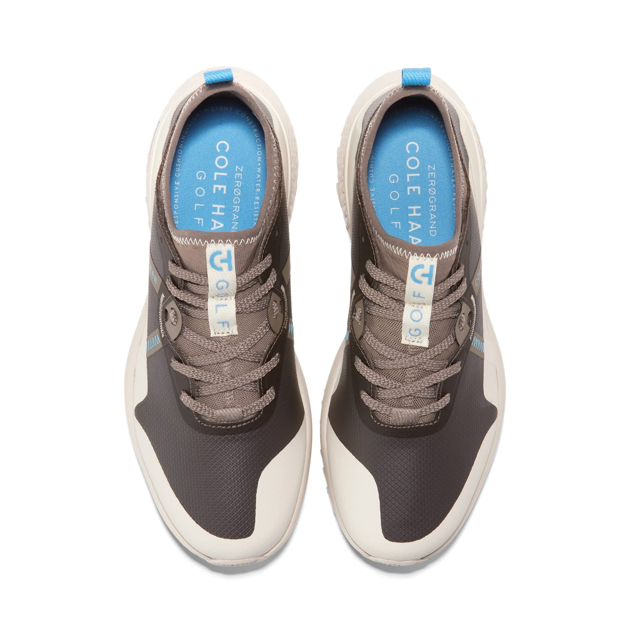Cole Haan Zero Grand Overtake Golf Shoes - Truffle/Azure