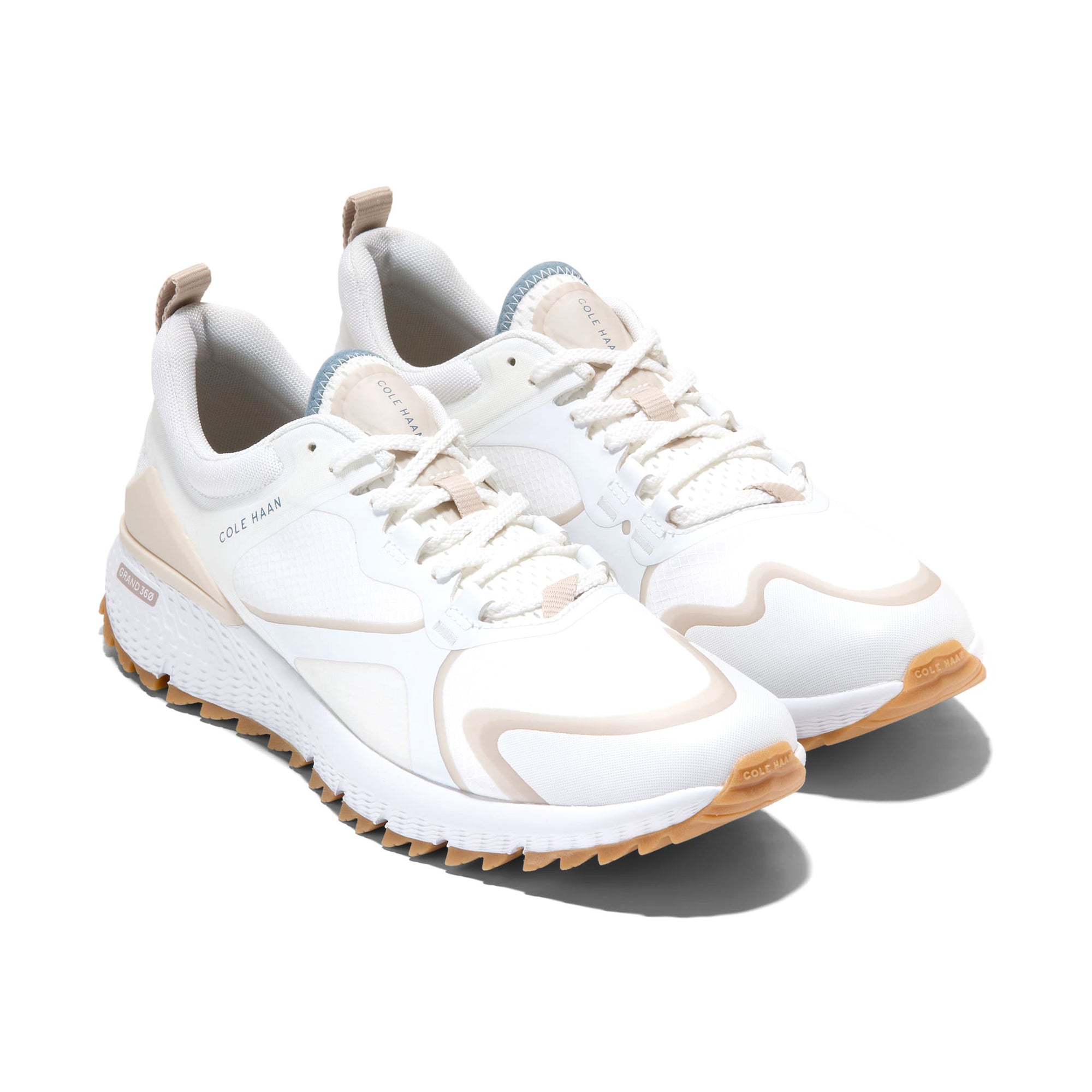 Cole Haan Zero Grand Overtake II Golf Shoes White/Ancient Scroll/Blue