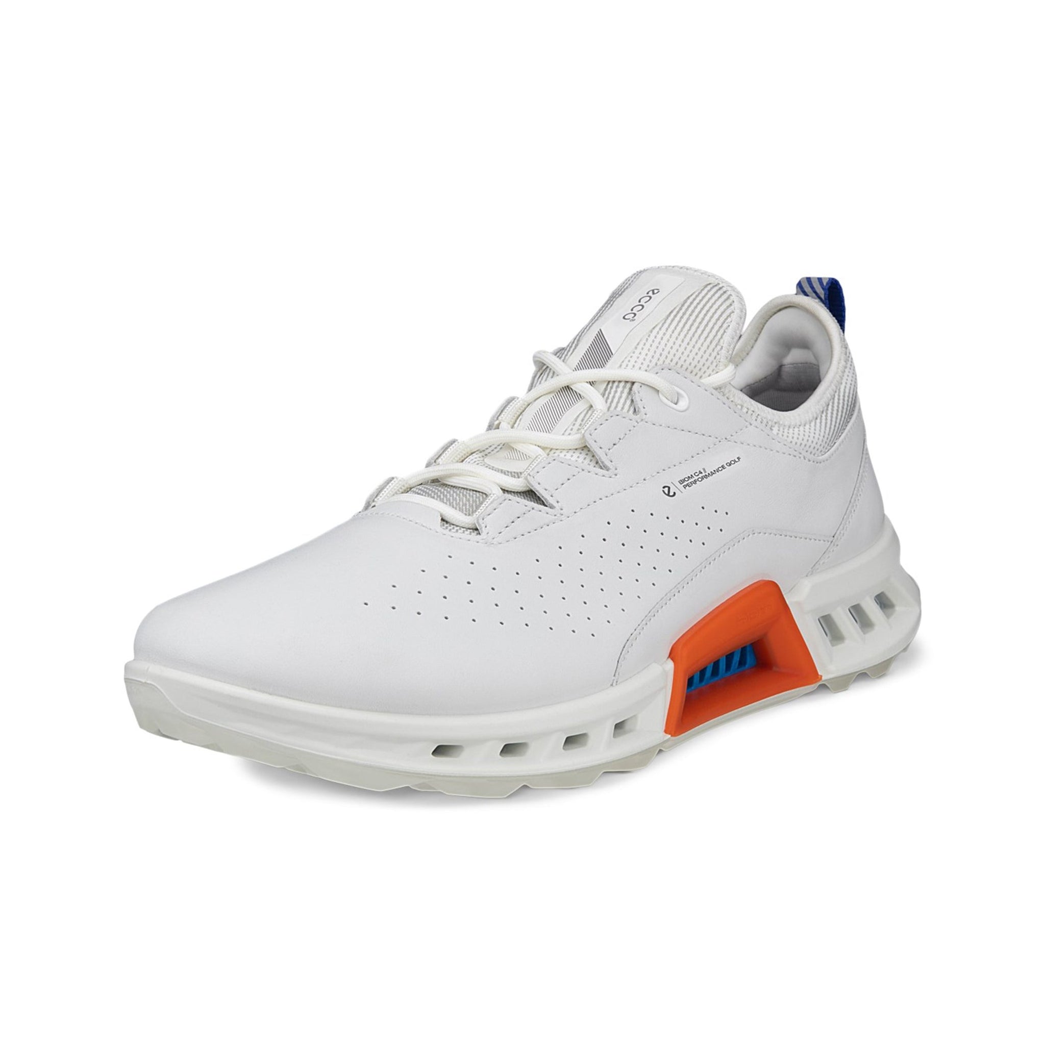 Ecco Biom C4 Gore-Tex Golf Shoes White/Mazarine Blue 57208