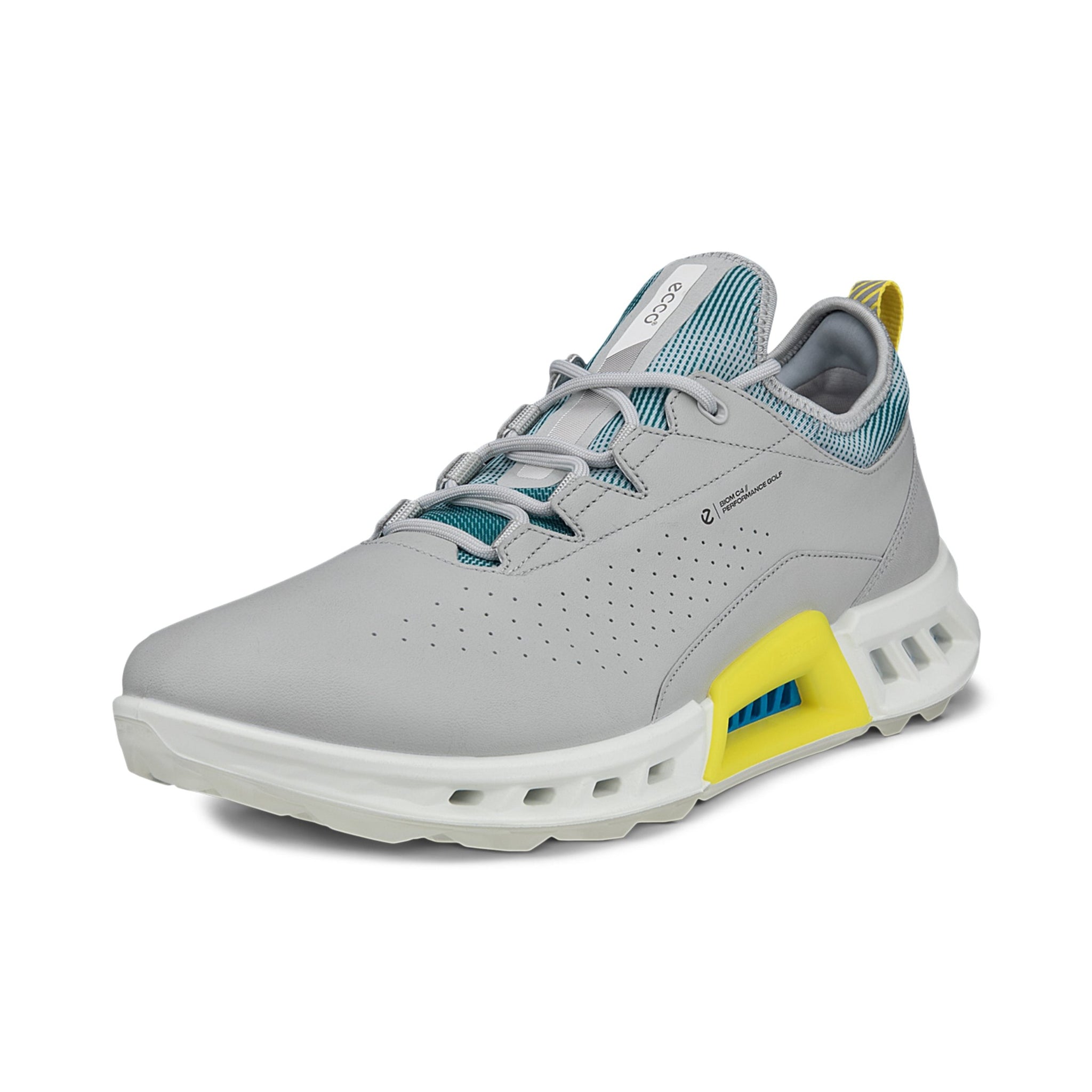 Ecco Biom C4 Gore-Tex Golf Shoes Concrete/Bay Green 60912