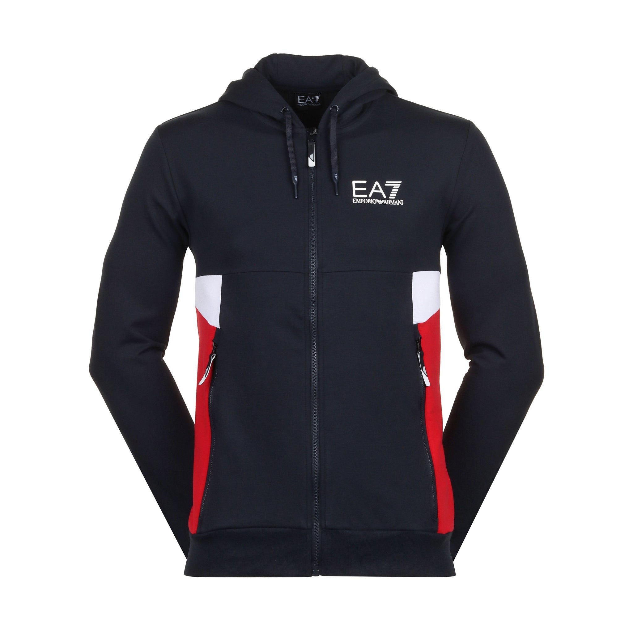 Emporio Armani EA7 Block Training Hoodie Night Blue 1578