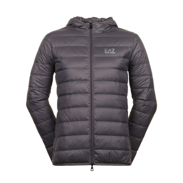 Emporio Armani EA7 Core Down Light Hooded Jacket Volcanic Glass 1992