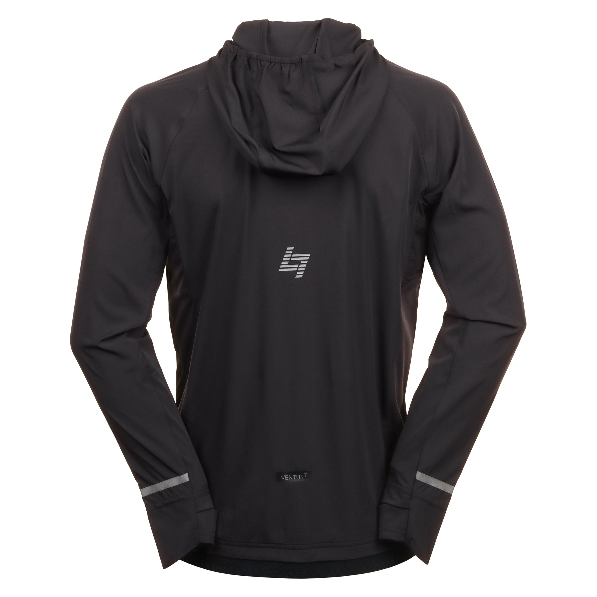 Emporio Armani EA7 Full Zip Hooded Jacket PNDDZ 6DPM57 Black Bean 1771 Function18