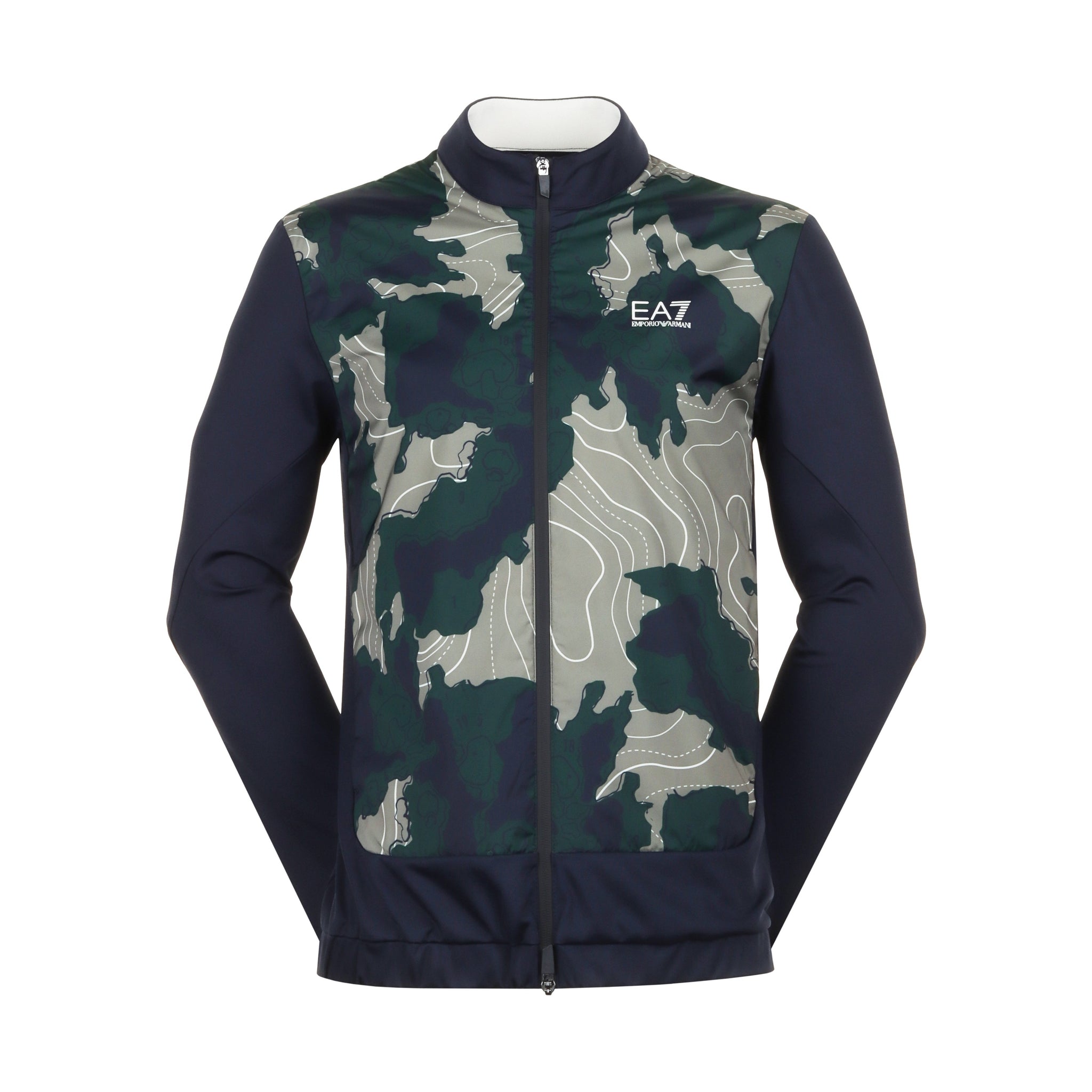 Emporio Armani EA7 Golf Full Zip Fancy Camouflage 2803